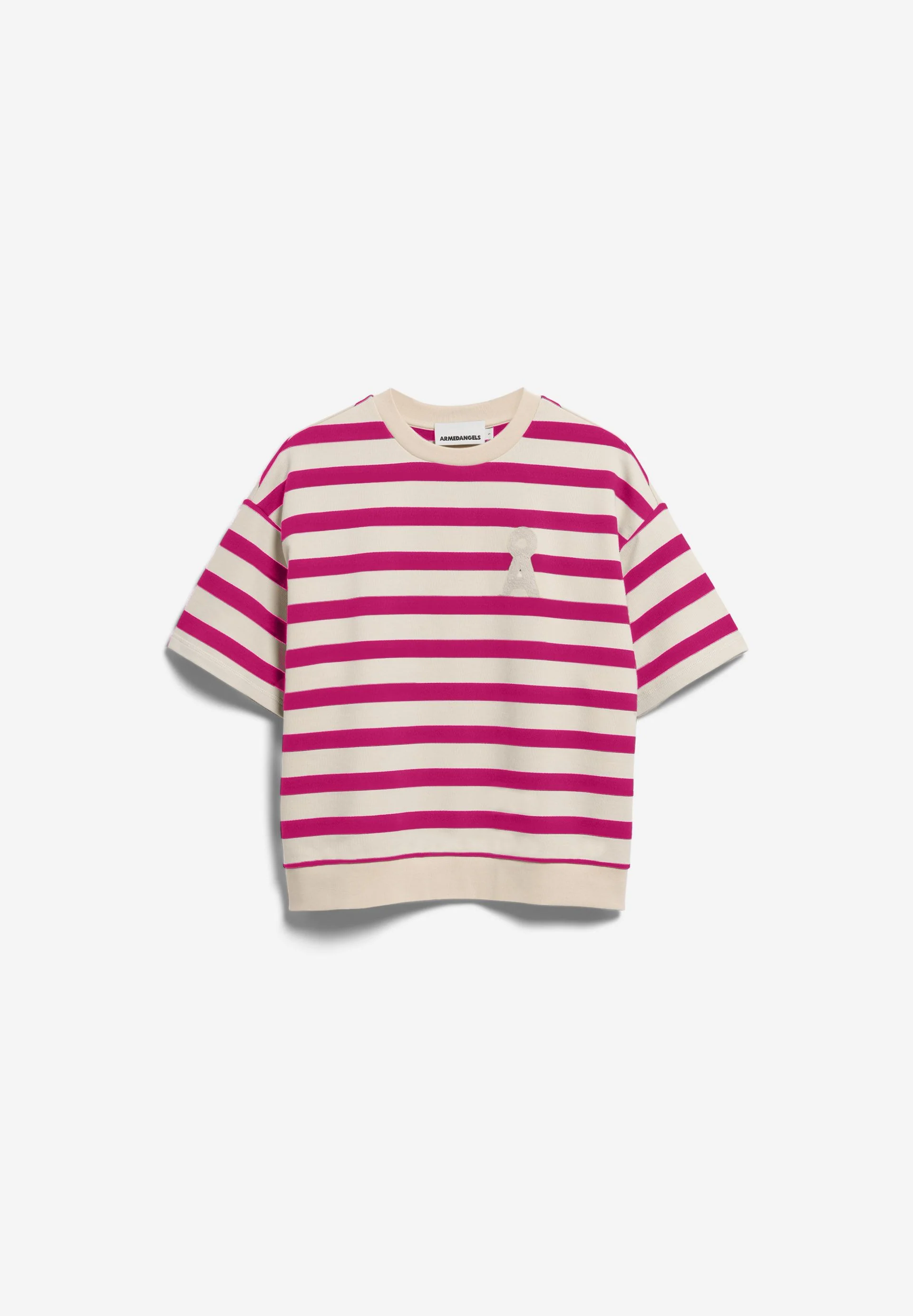 BAMIKAA  GESTREIFTES SWEATSHIRT | undyed-very berry - Image 6