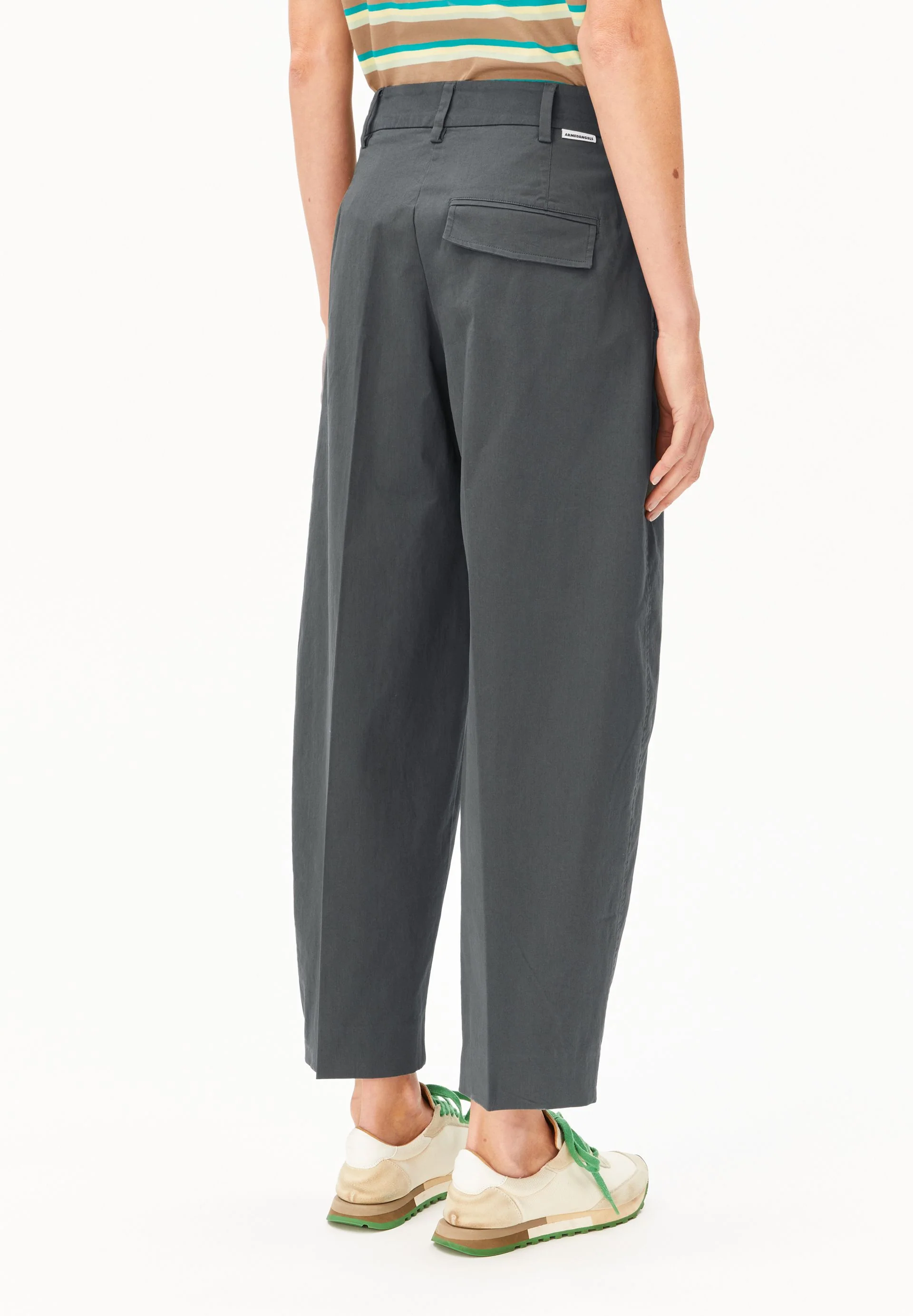 BARREL LEG TWILLHOSE | space steel - Image 2