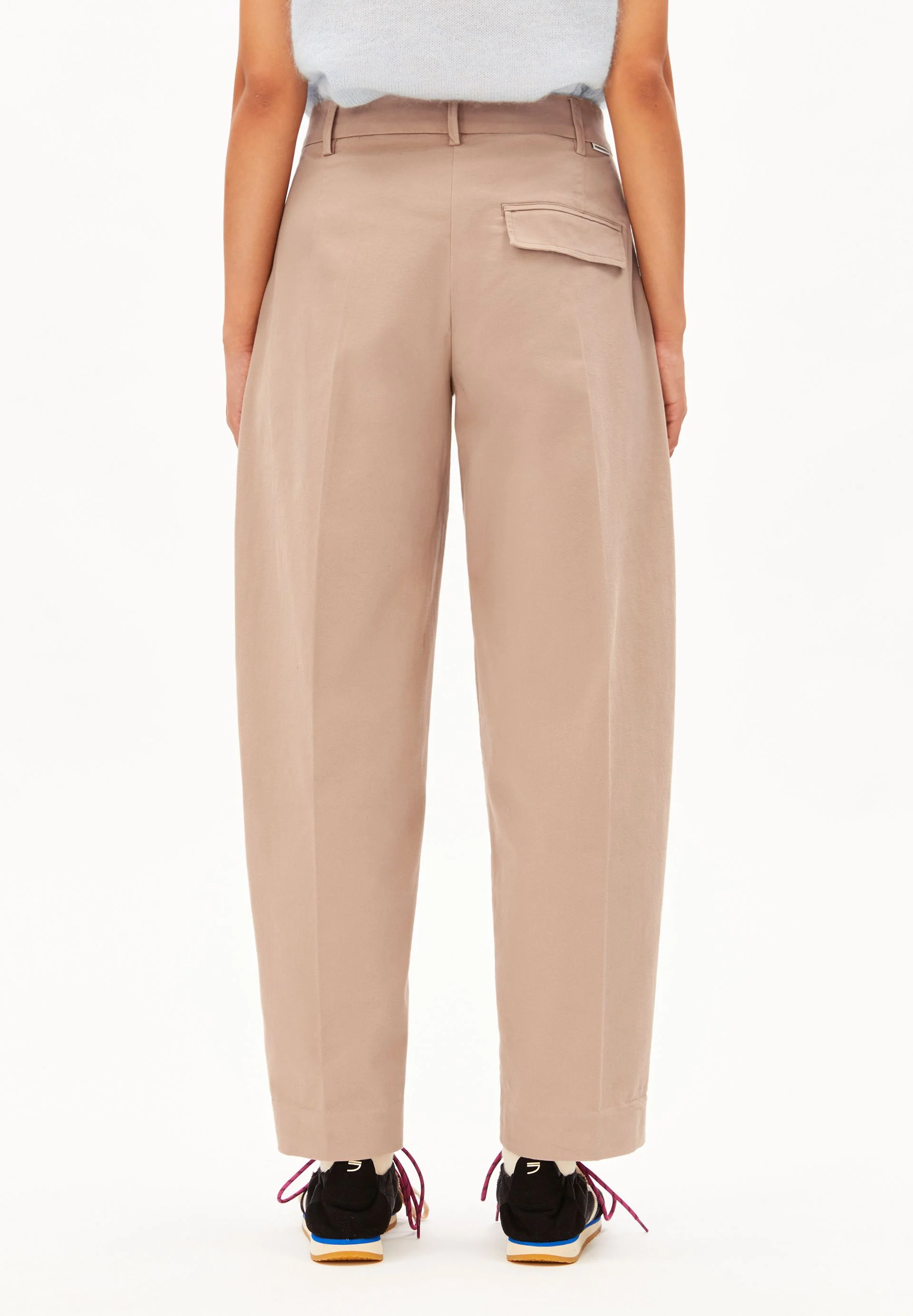 BARREL LEG TWILLHOSE | true camel - Image 2