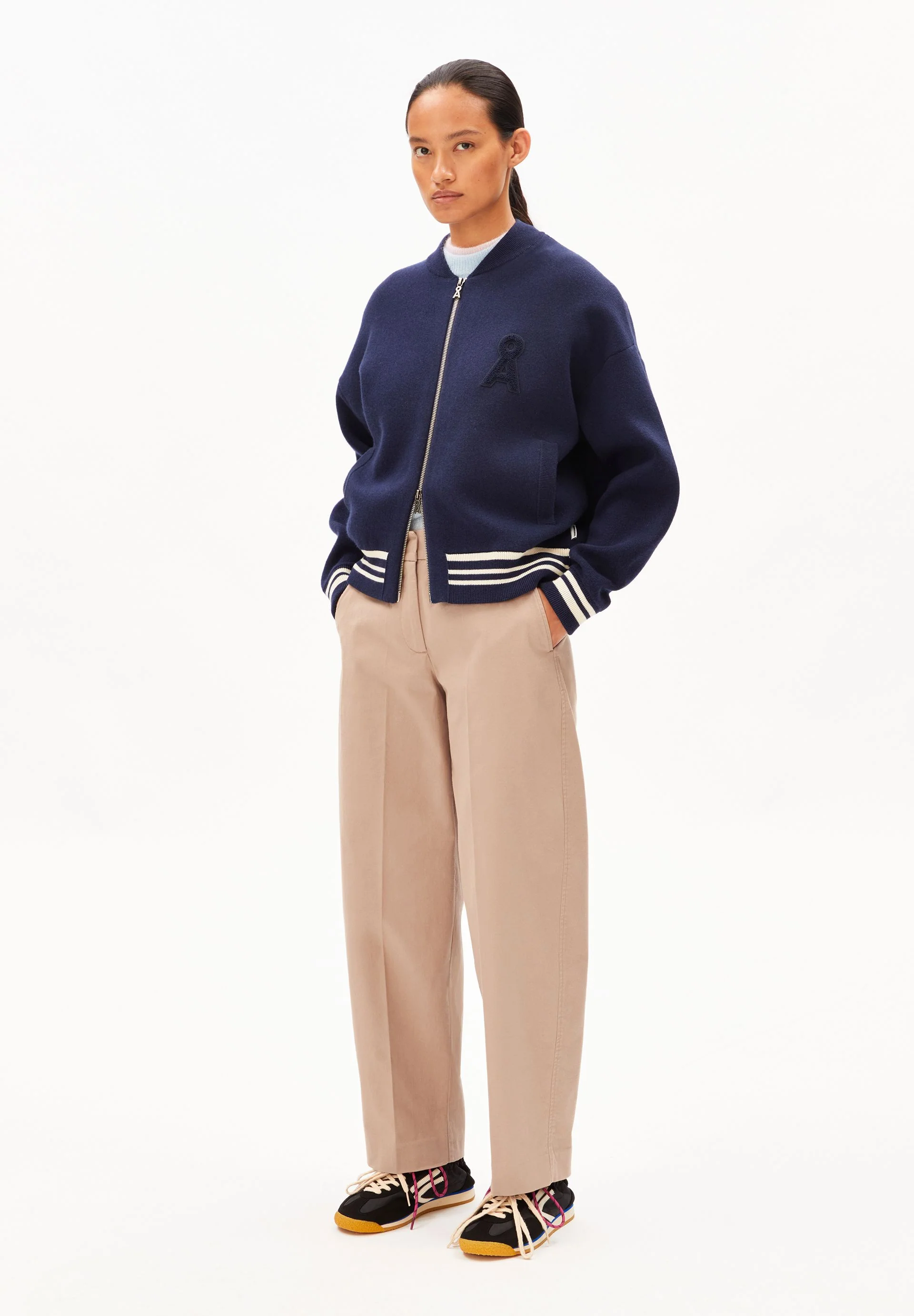 BARREL LEG TWILLHOSE | true camel - Image 5