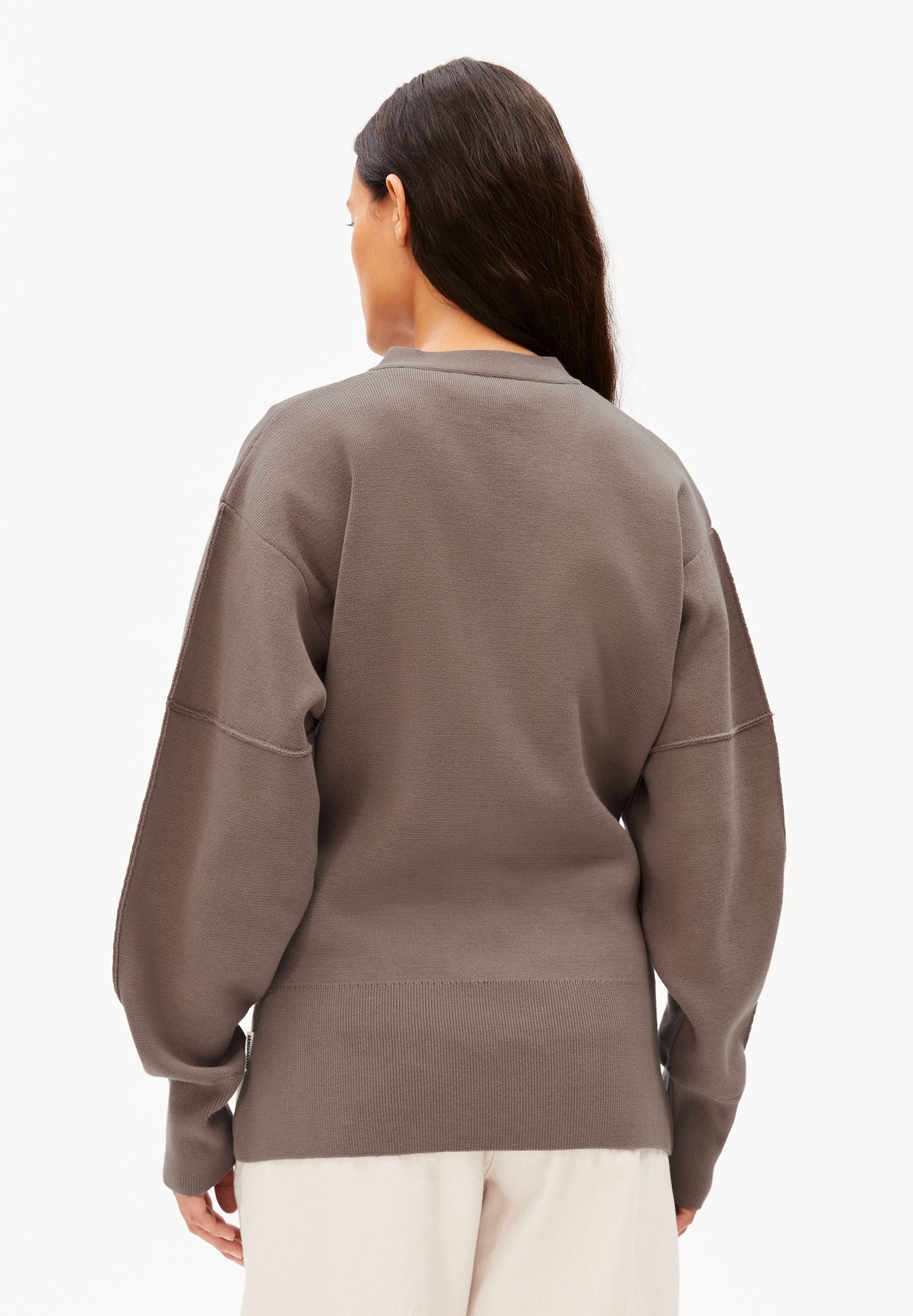 BARREL STRICKJACKE | walnut cream - Image 2
