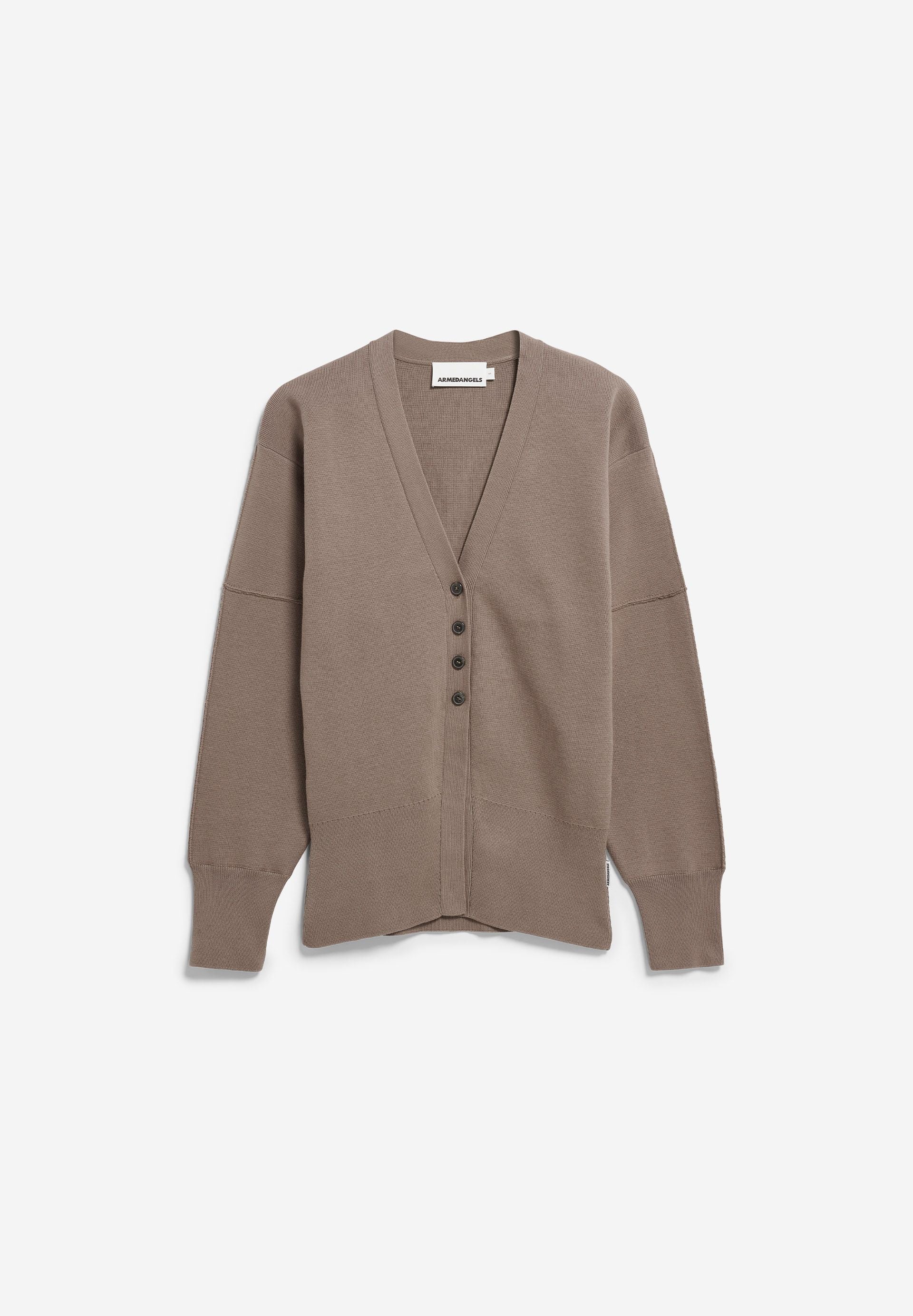BARREL STRICKJACKE | walnut cream - Image 6
