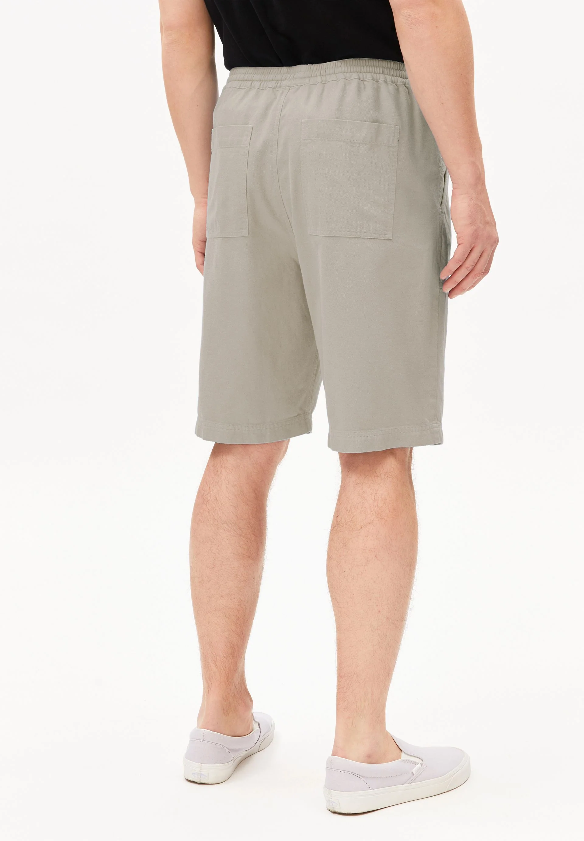 BAUMWOLL-LEINEN SHORTS | sandstone - Image 2