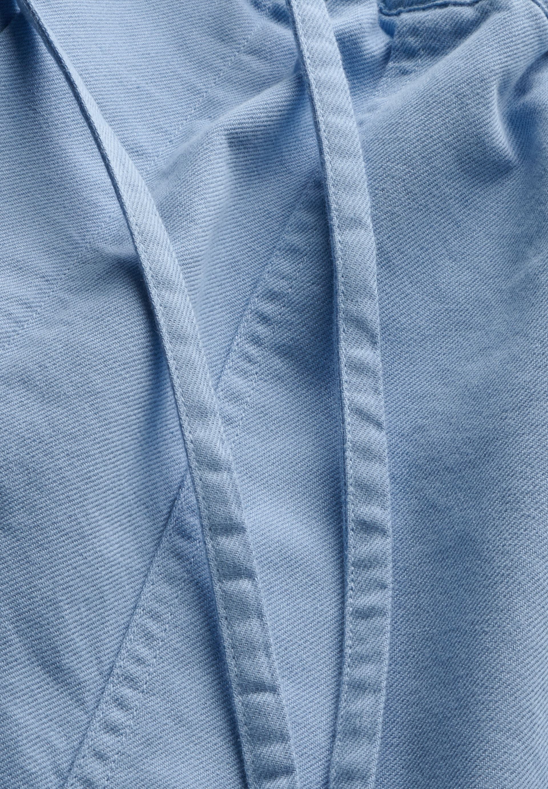 BAUMWOLL-LEINEN SHORTS | wedgwood - Image 6