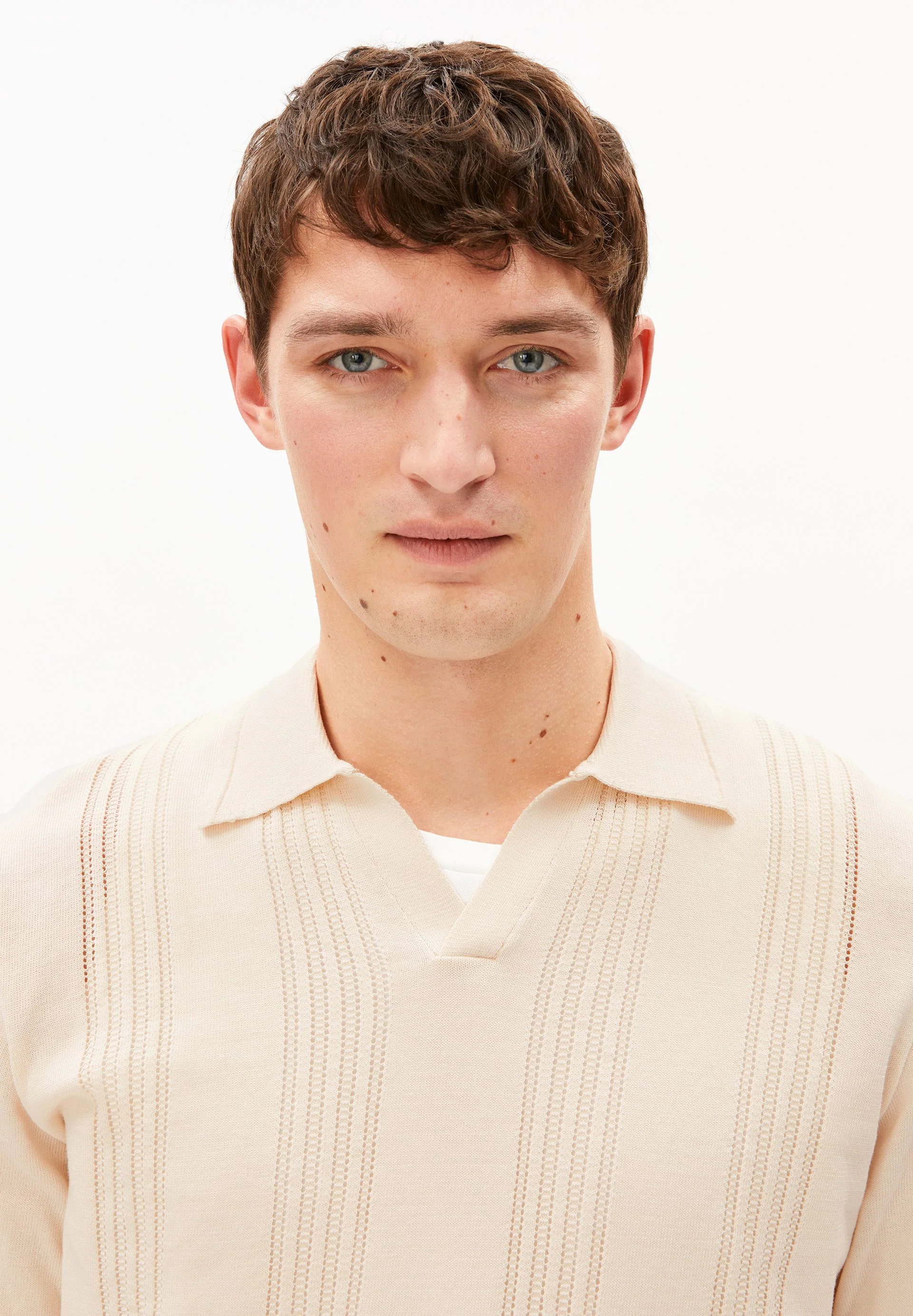 BAUMWOLL-STRICKPOLOSHIRT | pure - Image 3