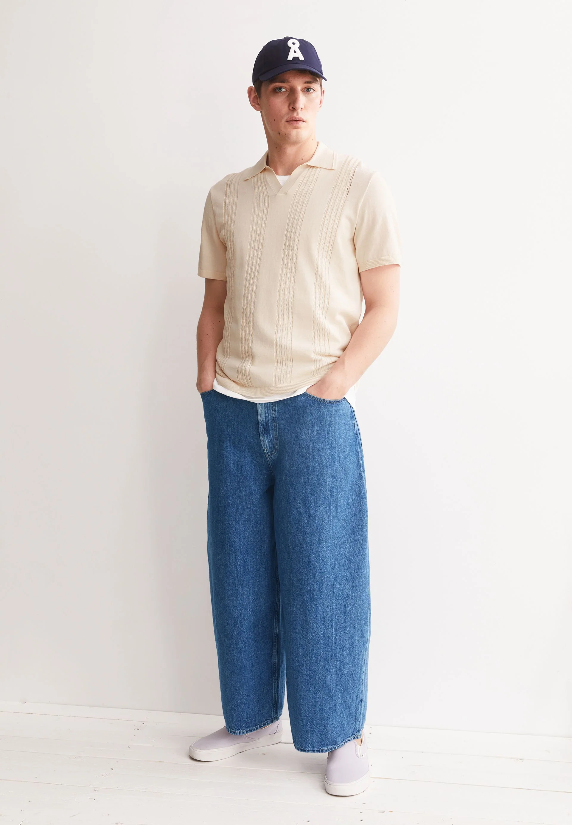 BAUMWOLL-STRICKPOLOSHIRT | pure - Image 4