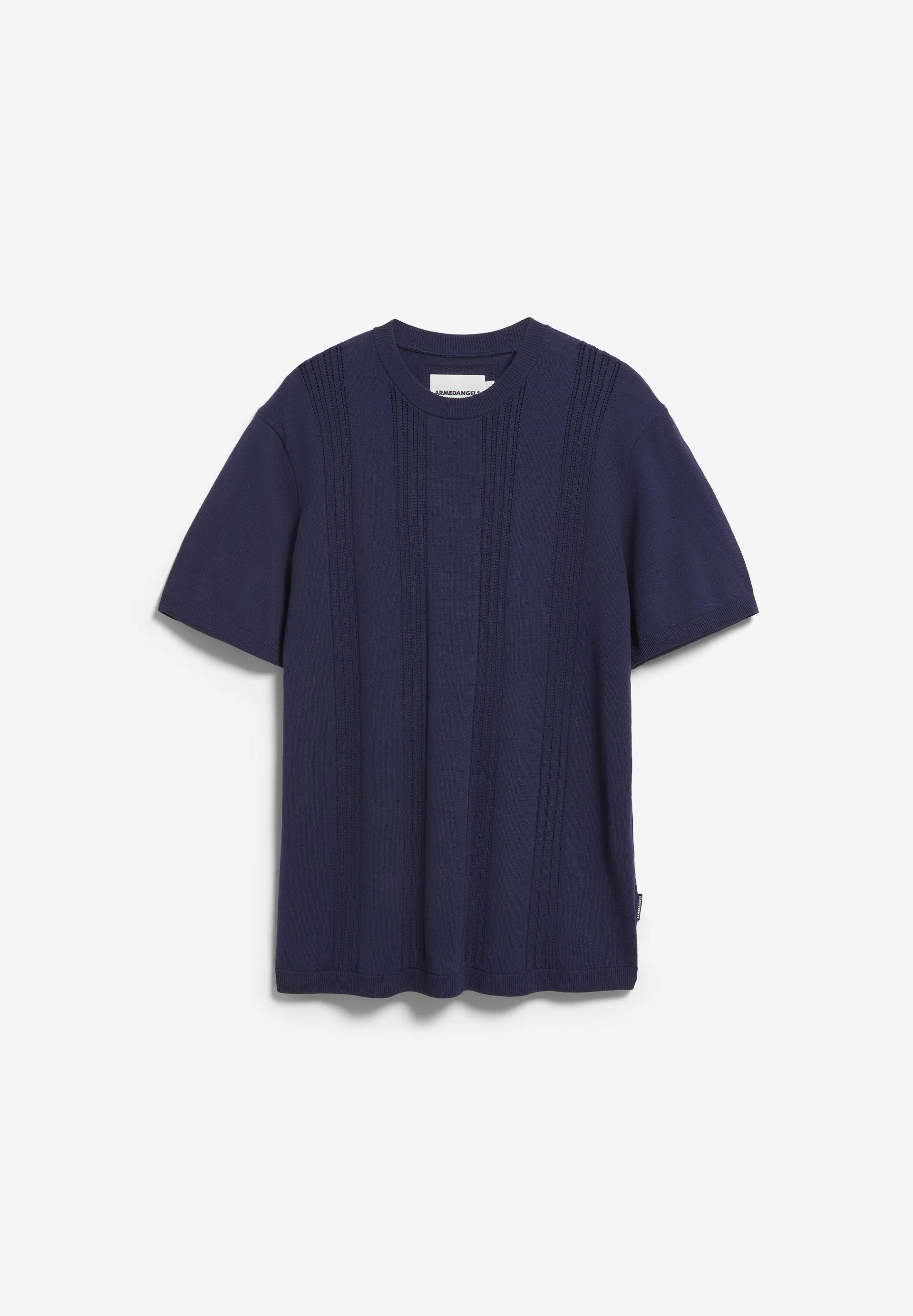 BAUMWOLL-STRICKSHIRT | tinted navy - Image 6