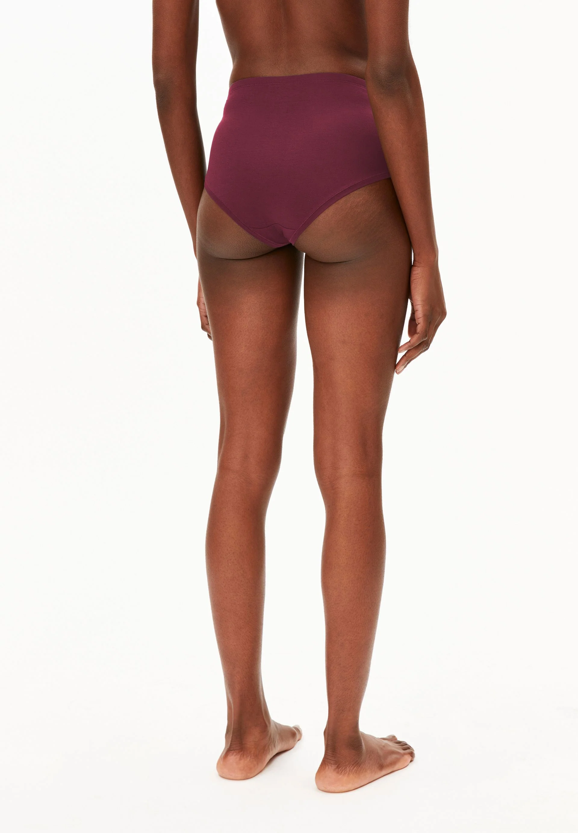 BIRTAA HIGH WAIST SLIP | cranberry juice - Image 2