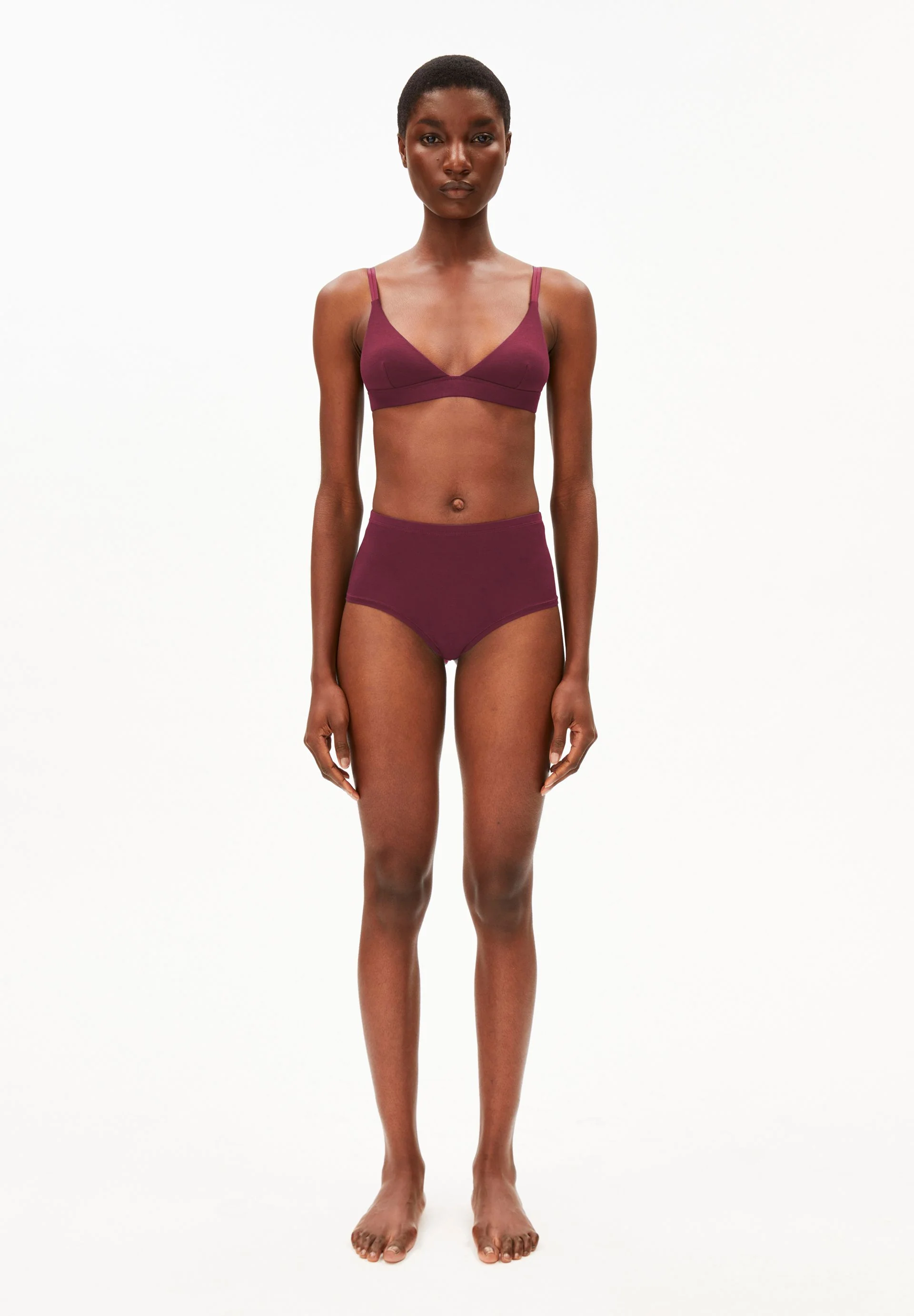 BIRTAA HIGH WAIST SLIP | cranberry juice - Image 5