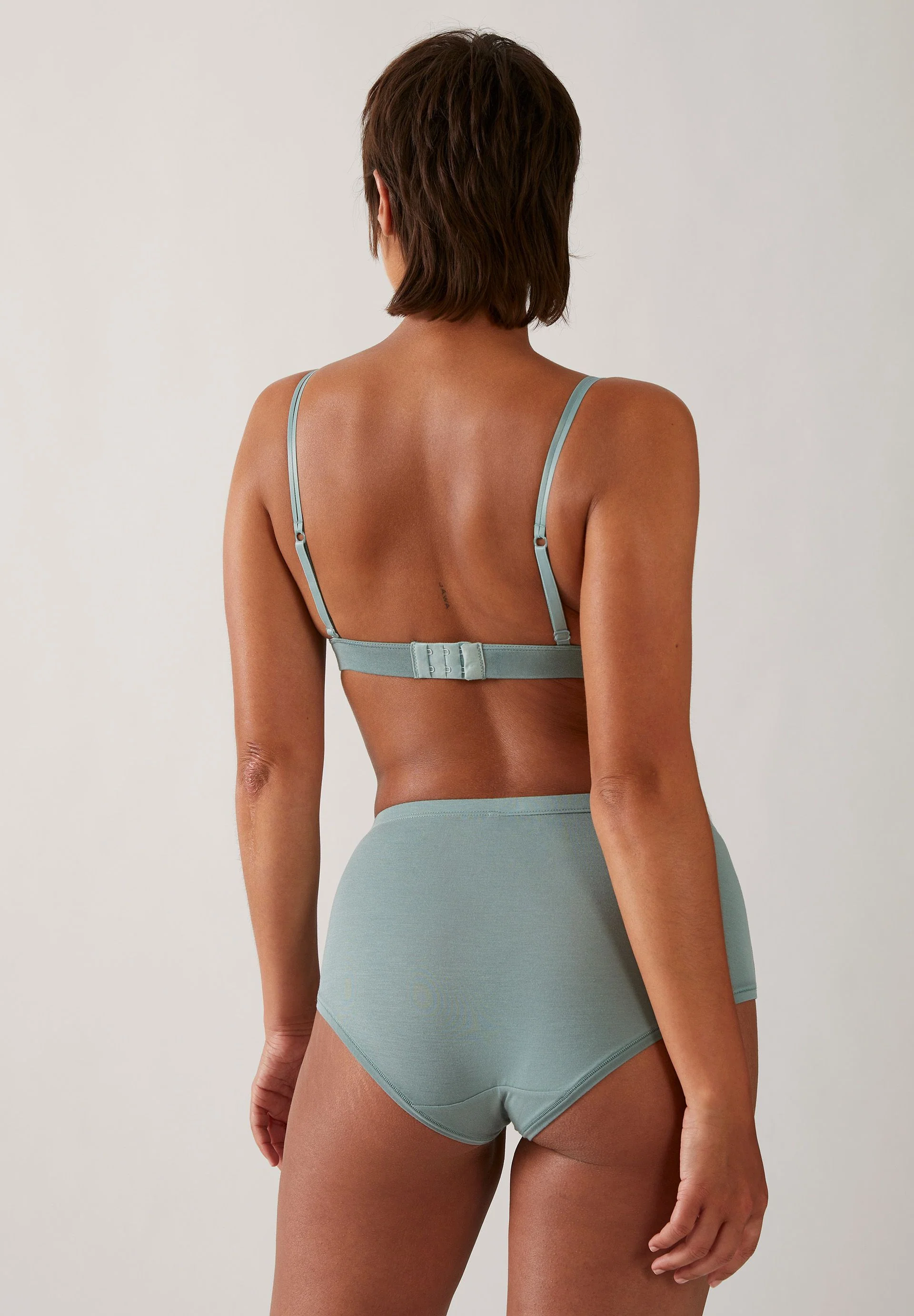 BIRTAA HIGH WAIST SLIP | eucalyptus green - Image 2