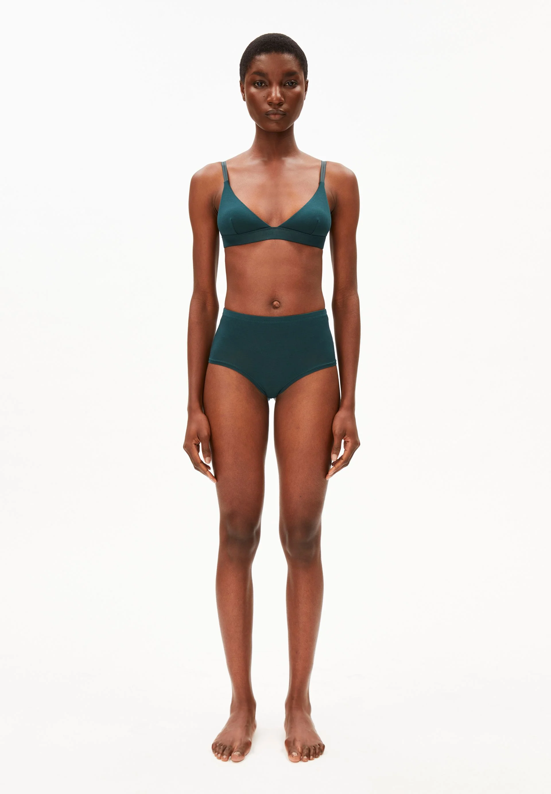 BIRTAA HIGH WAIST SLIP | teal stone - Image 5