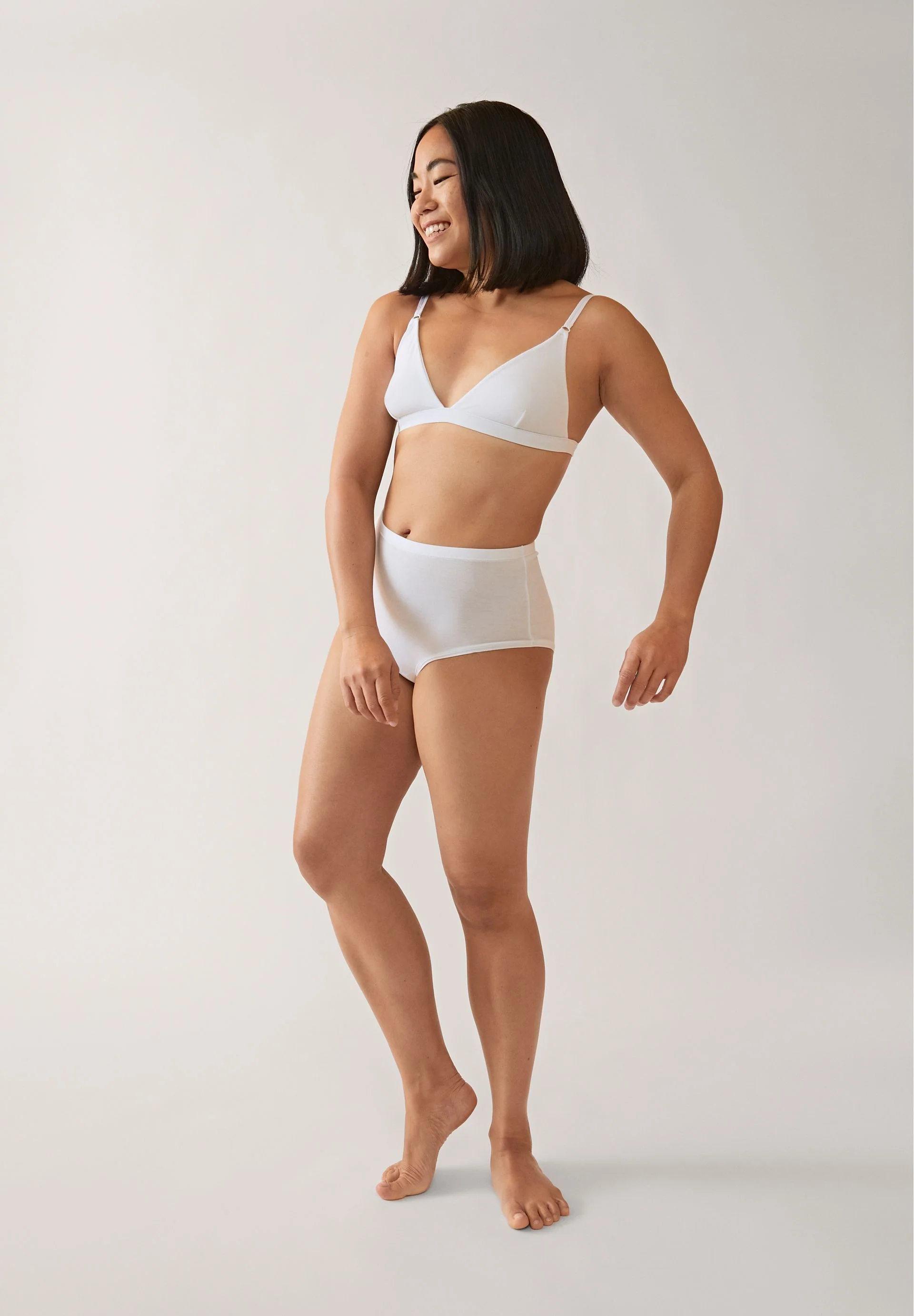 BIRTAA HIGH WAIST SLIP | white - Image 4