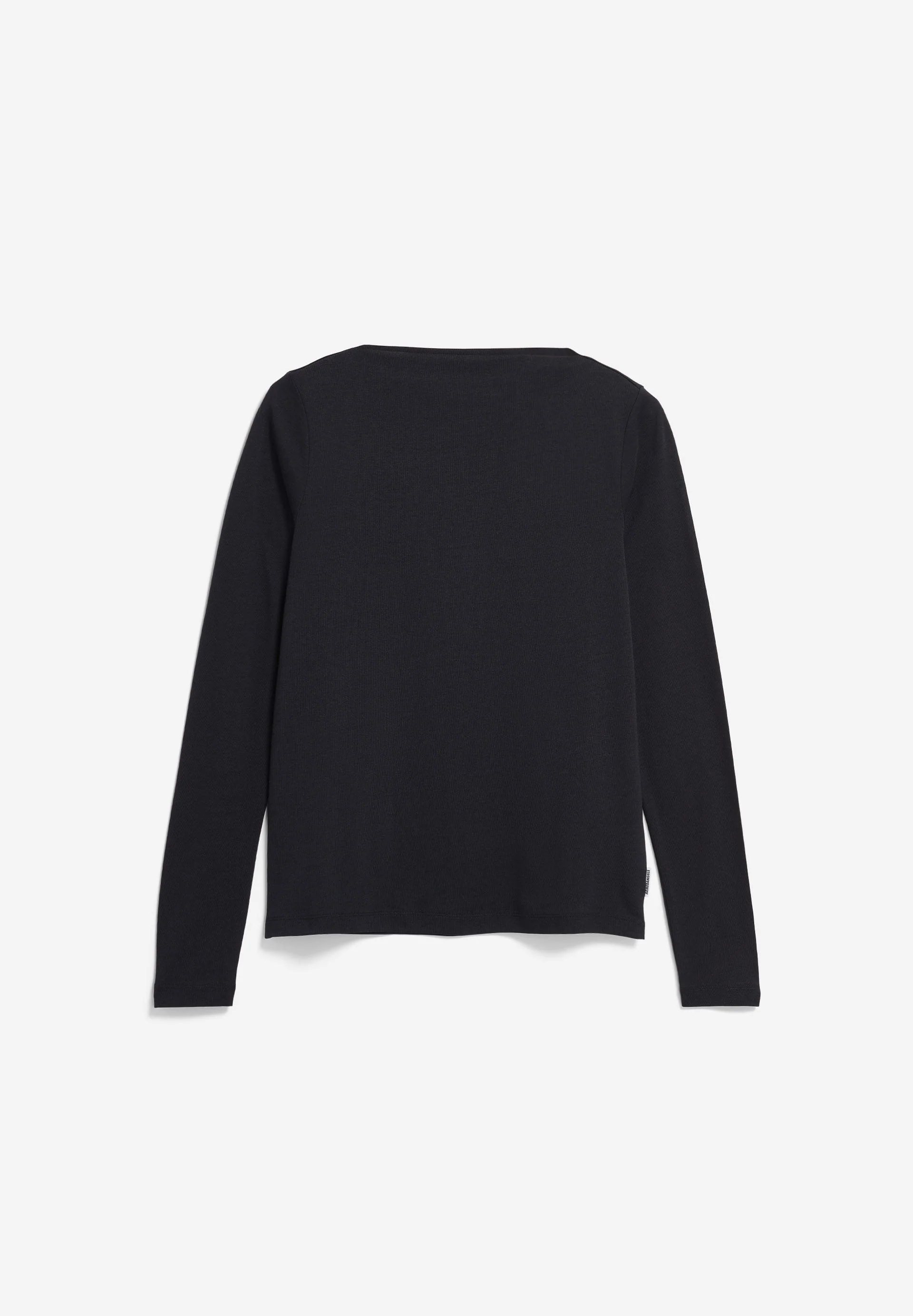 BOAT NECK LANGARMSHIRT | black - Image 6