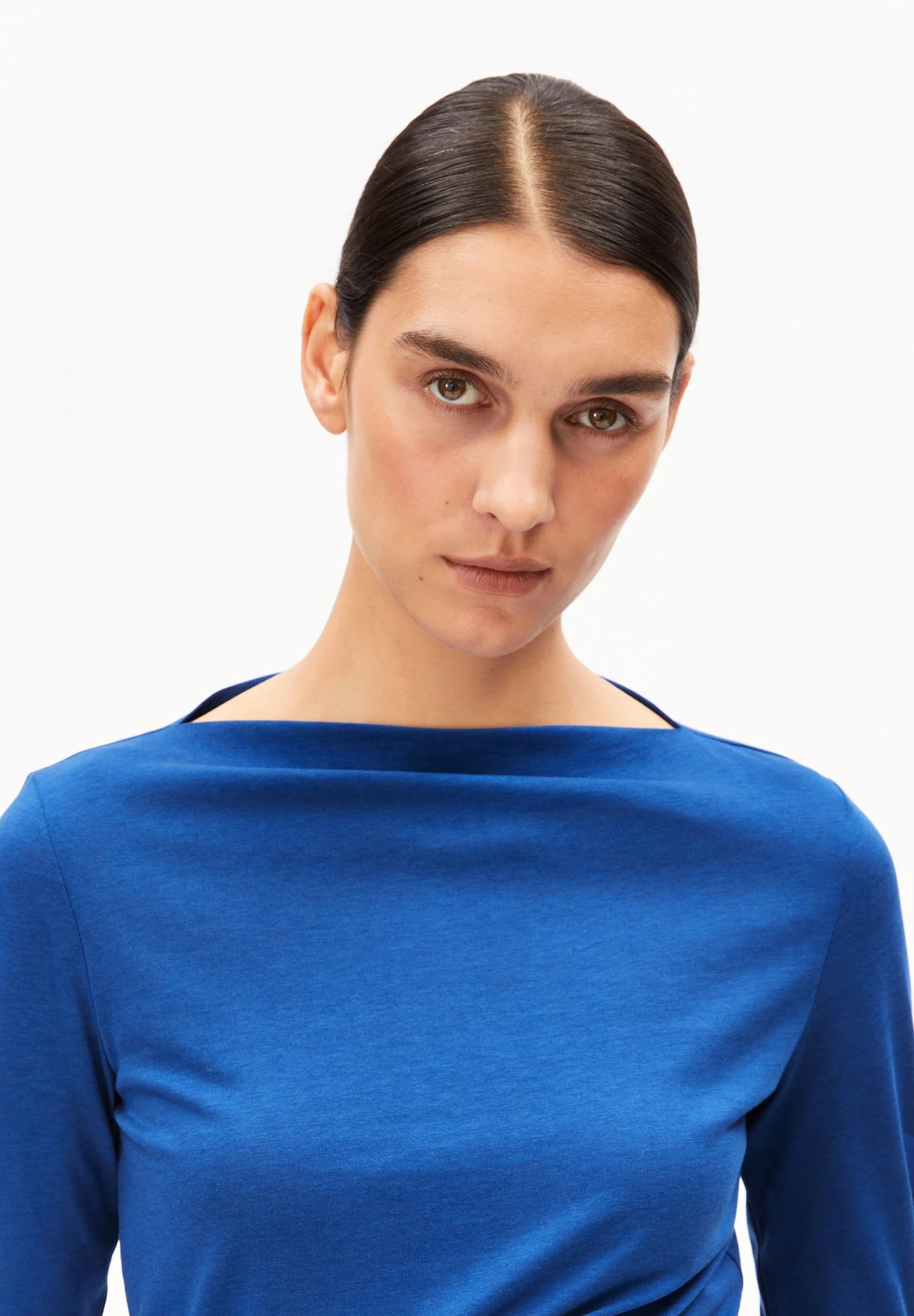 BOAT NECK LANGARMSHIRT | dynamo blue - Image 3