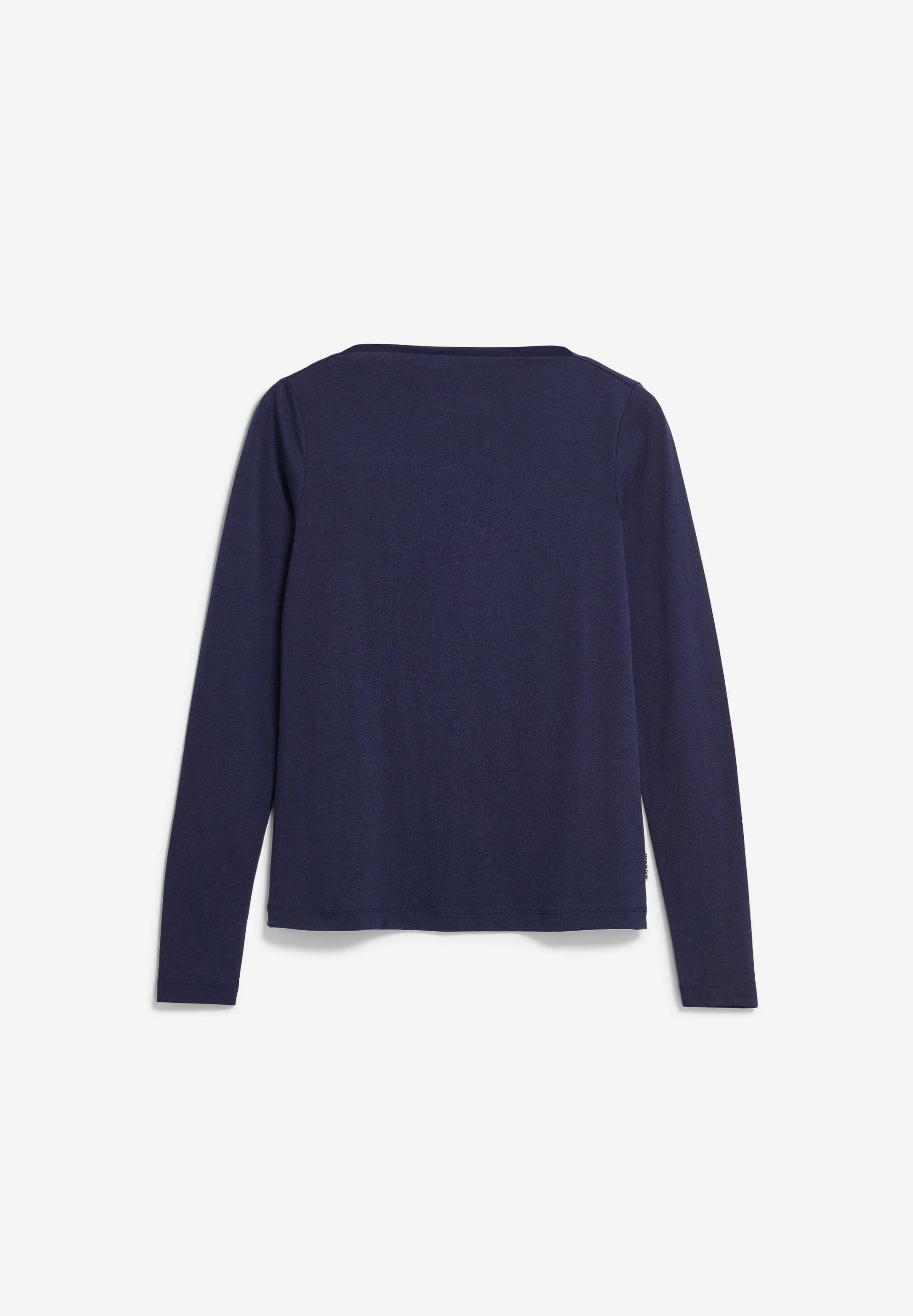 BOAT NECK LANGARMSHIRT | tinted navy - Image 6