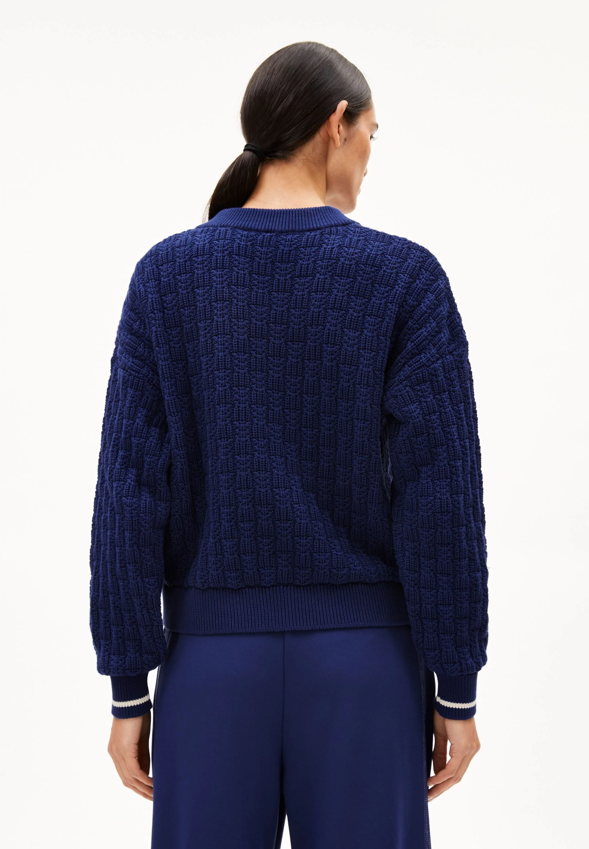 CAARLAS STRUCTURE STRICKPULLOVER | blue noon - Image 2
