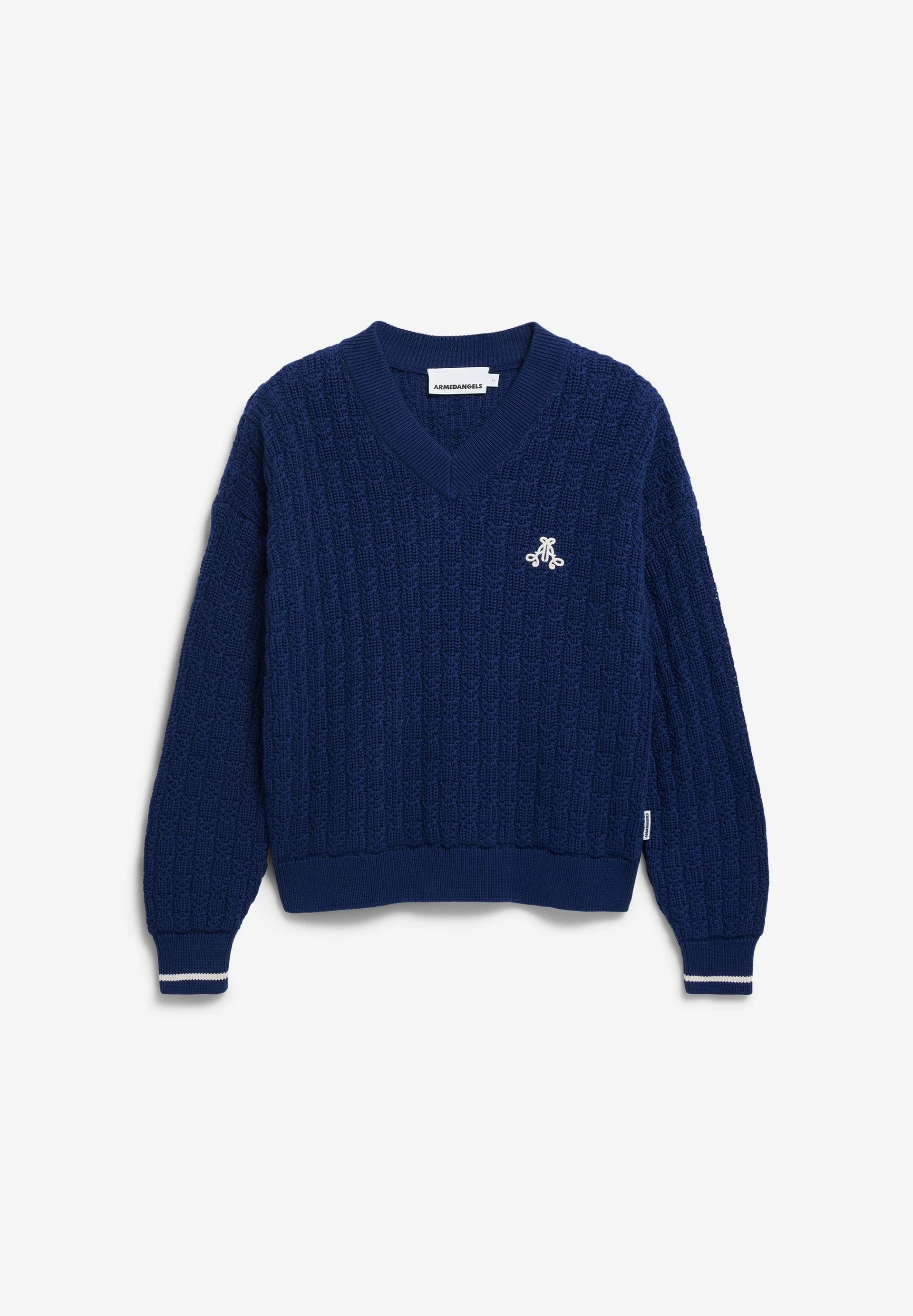 CAARLAS STRUCTURE STRICKPULLOVER | blue noon - Image 6
