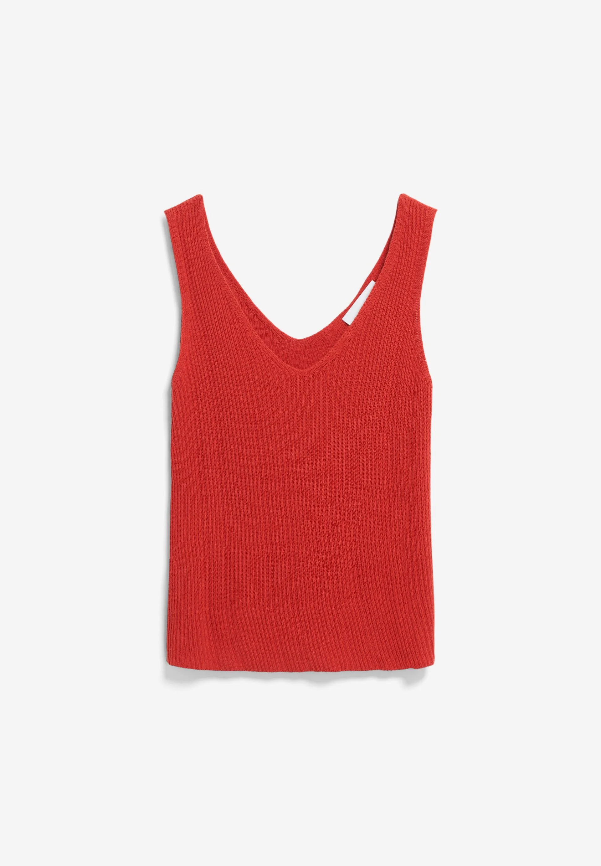 LEINEN-MIX STRICKTOP | coral blush - Image 6