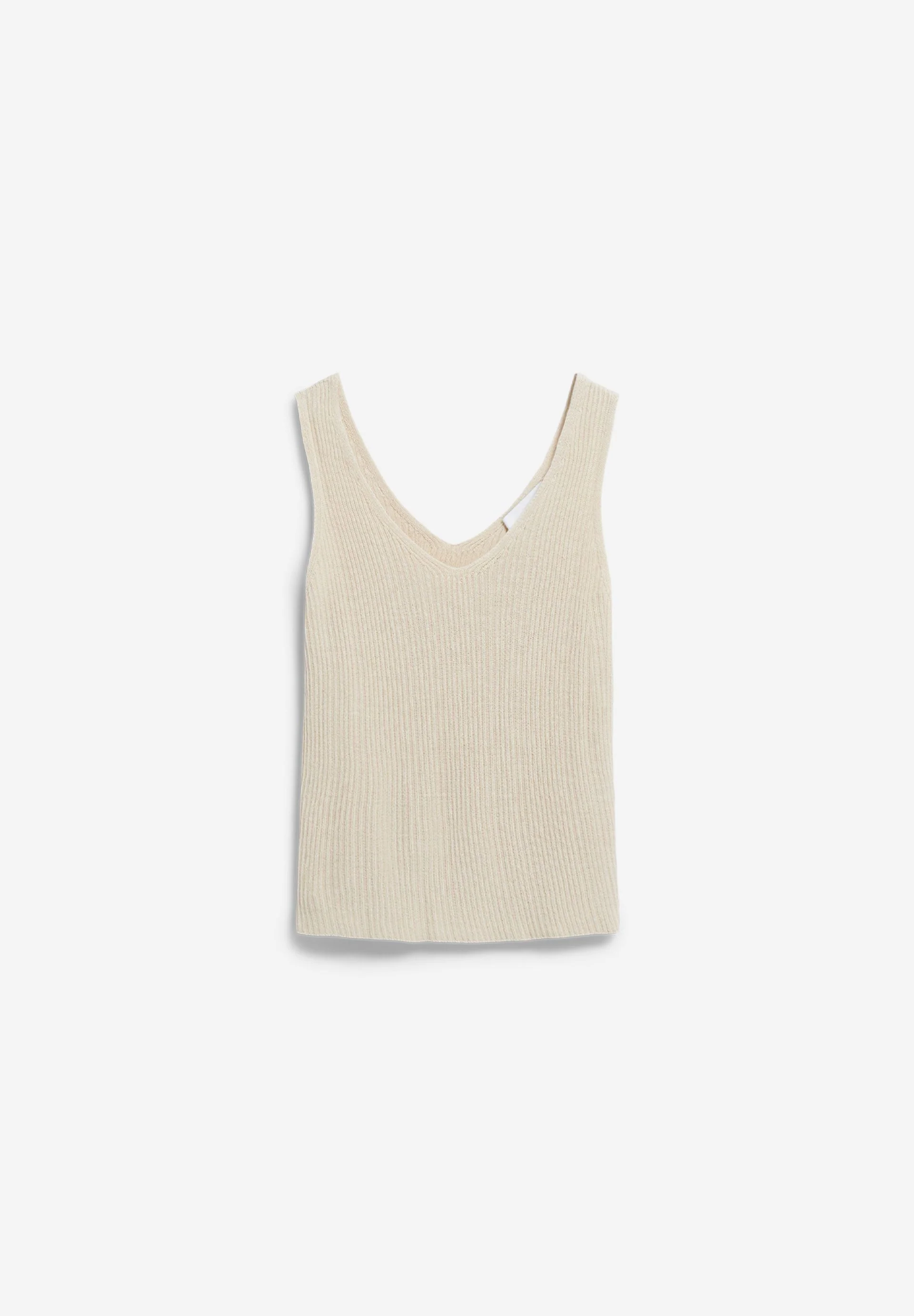 LEINEN-MIX STRICKTOP | raw white - Image 7