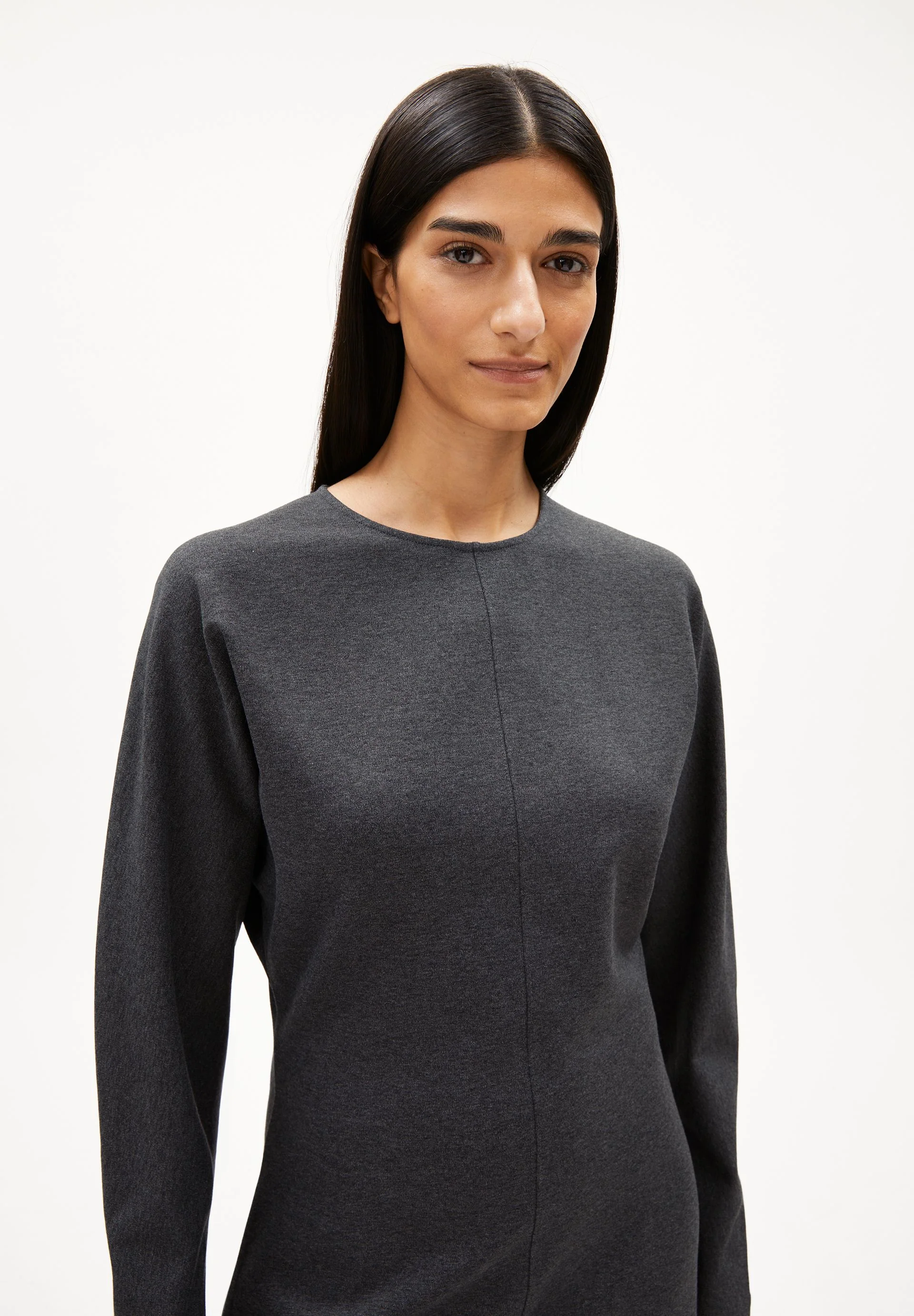 CALINAA KLEID | steel melange - Image 3