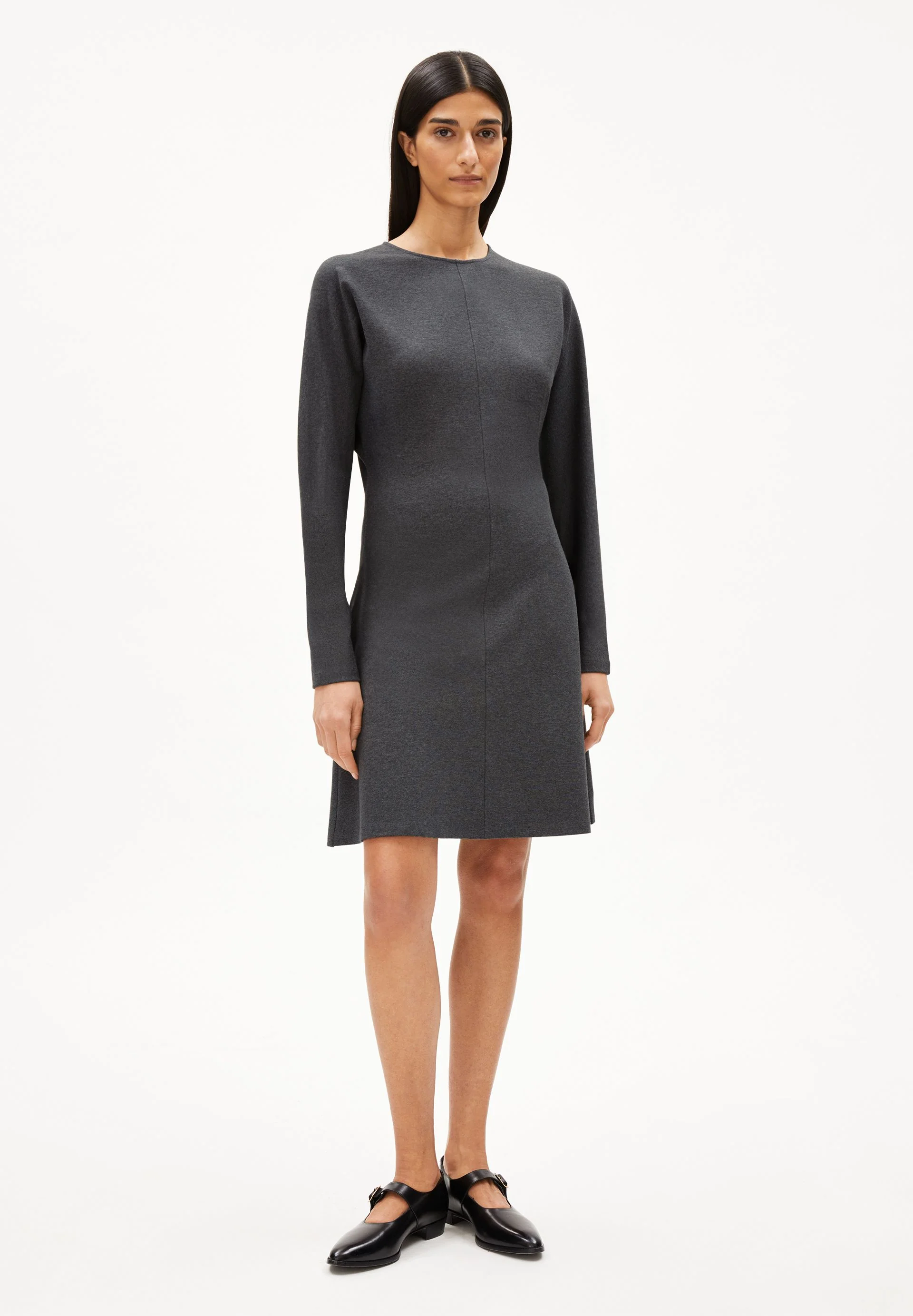 CALINAA KLEID | steel melange - Image 5