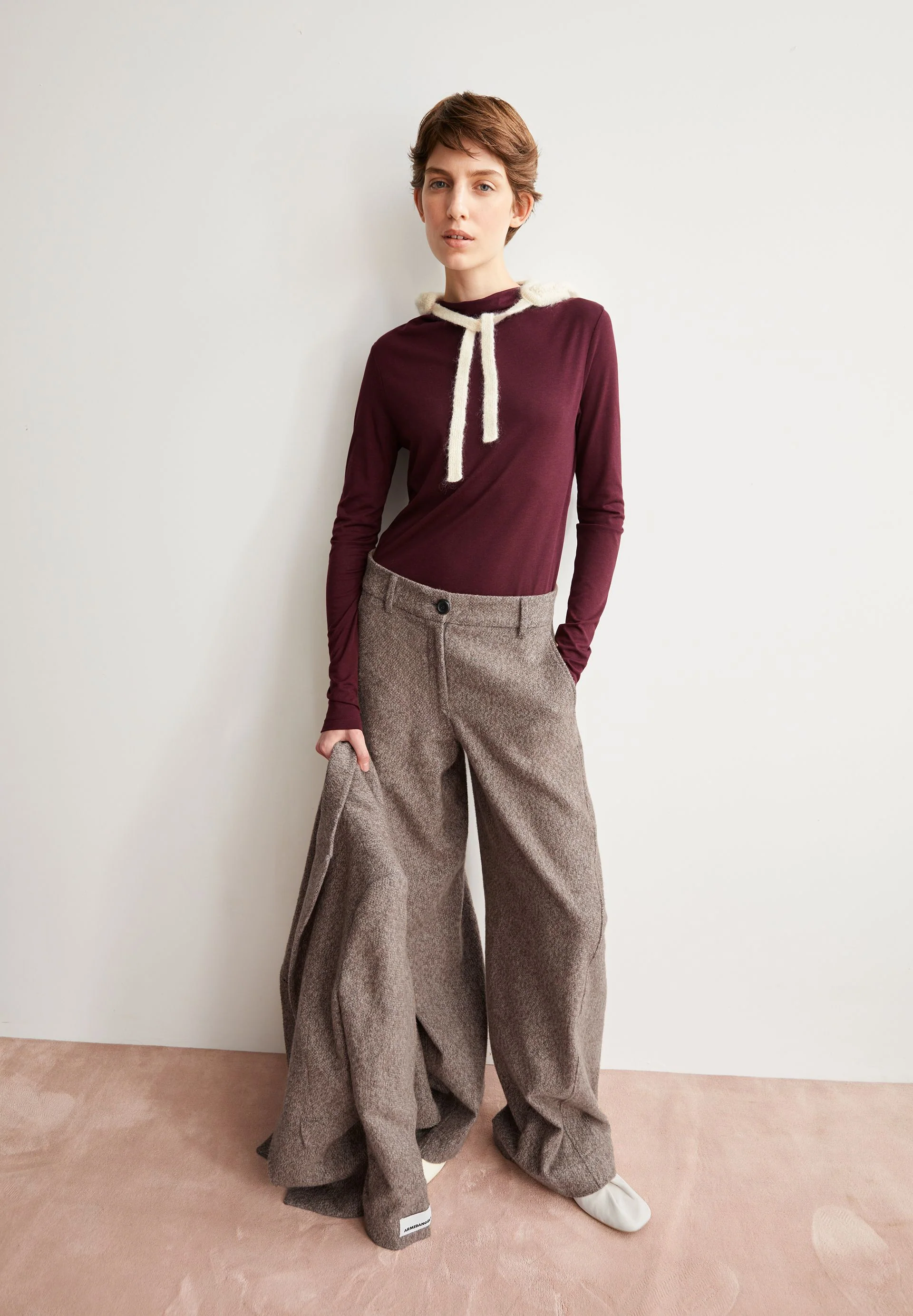 CALUNAA LANGARMSHIRT | dark cranberry - Image 4