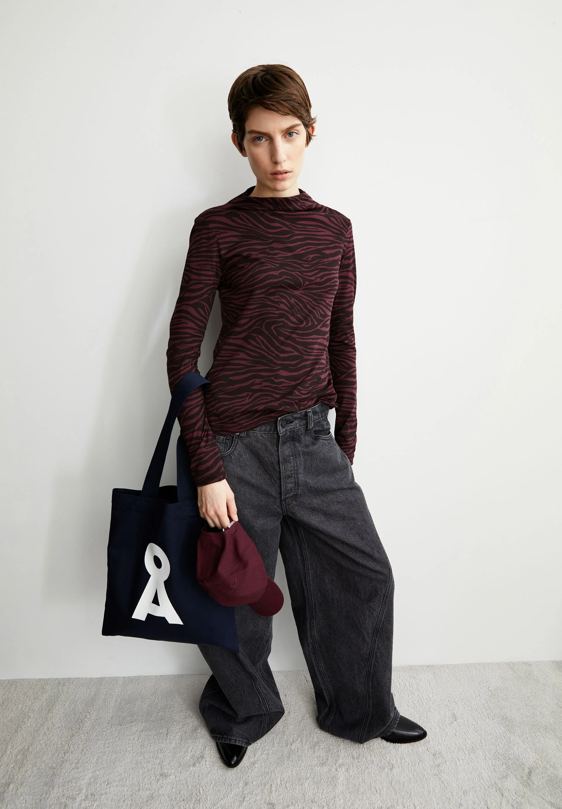 CALUNAA ZEBRARAA | dark cranberry - Image 4