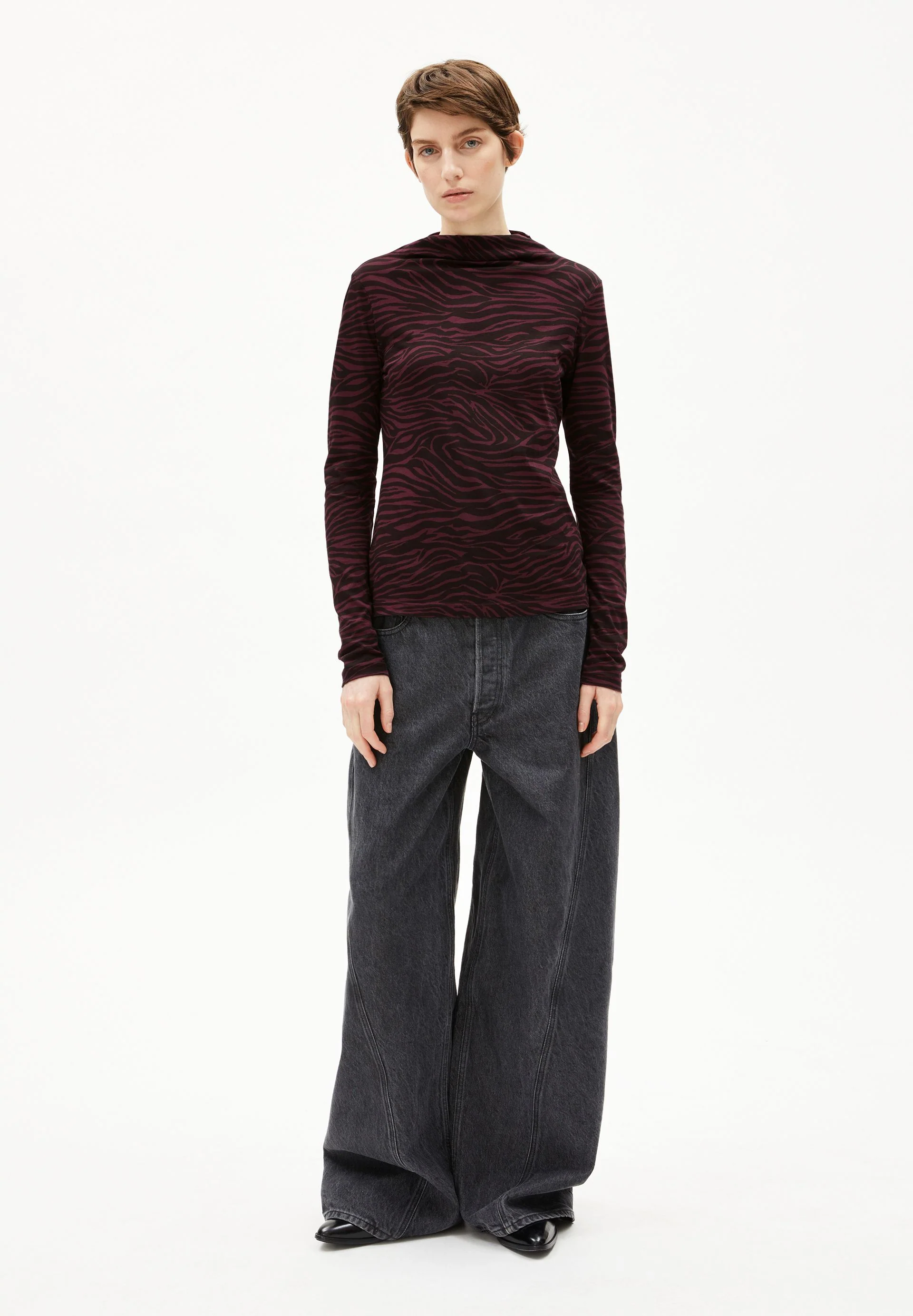CALUNAA ZEBRARAA | dark cranberry - Image 5