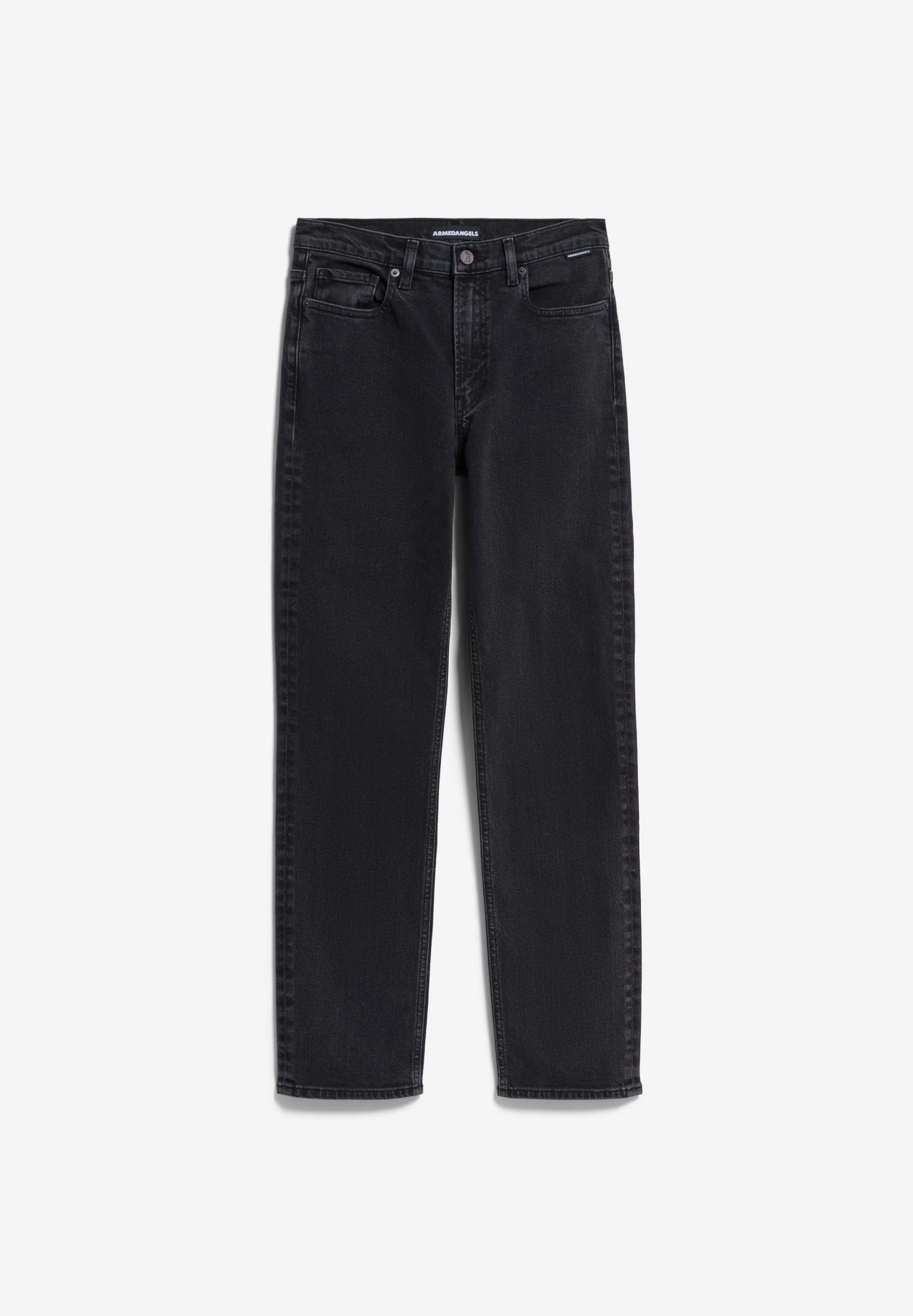 CARENAA MID STRAIGHT JEANS | ebony - Image 7