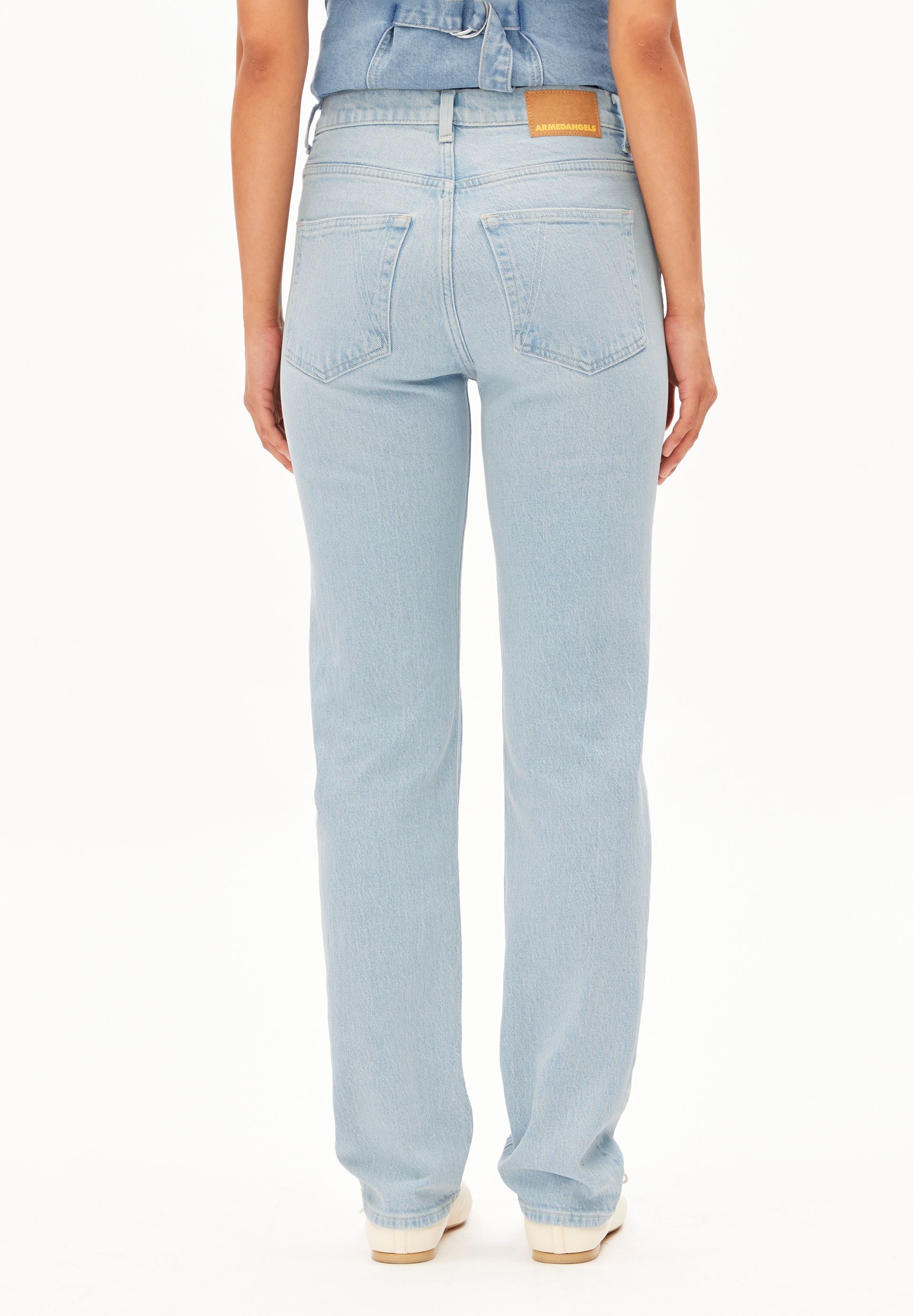 CARENAA MID STRAIGHT JEANS | glacier - Image 2