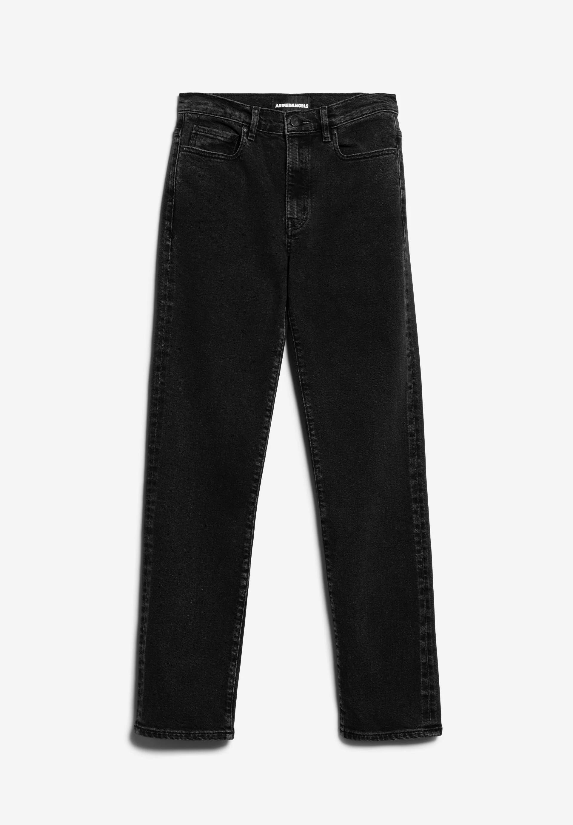 CARENAA MID STRAIGHT JEANS | true ebony black - Image 8