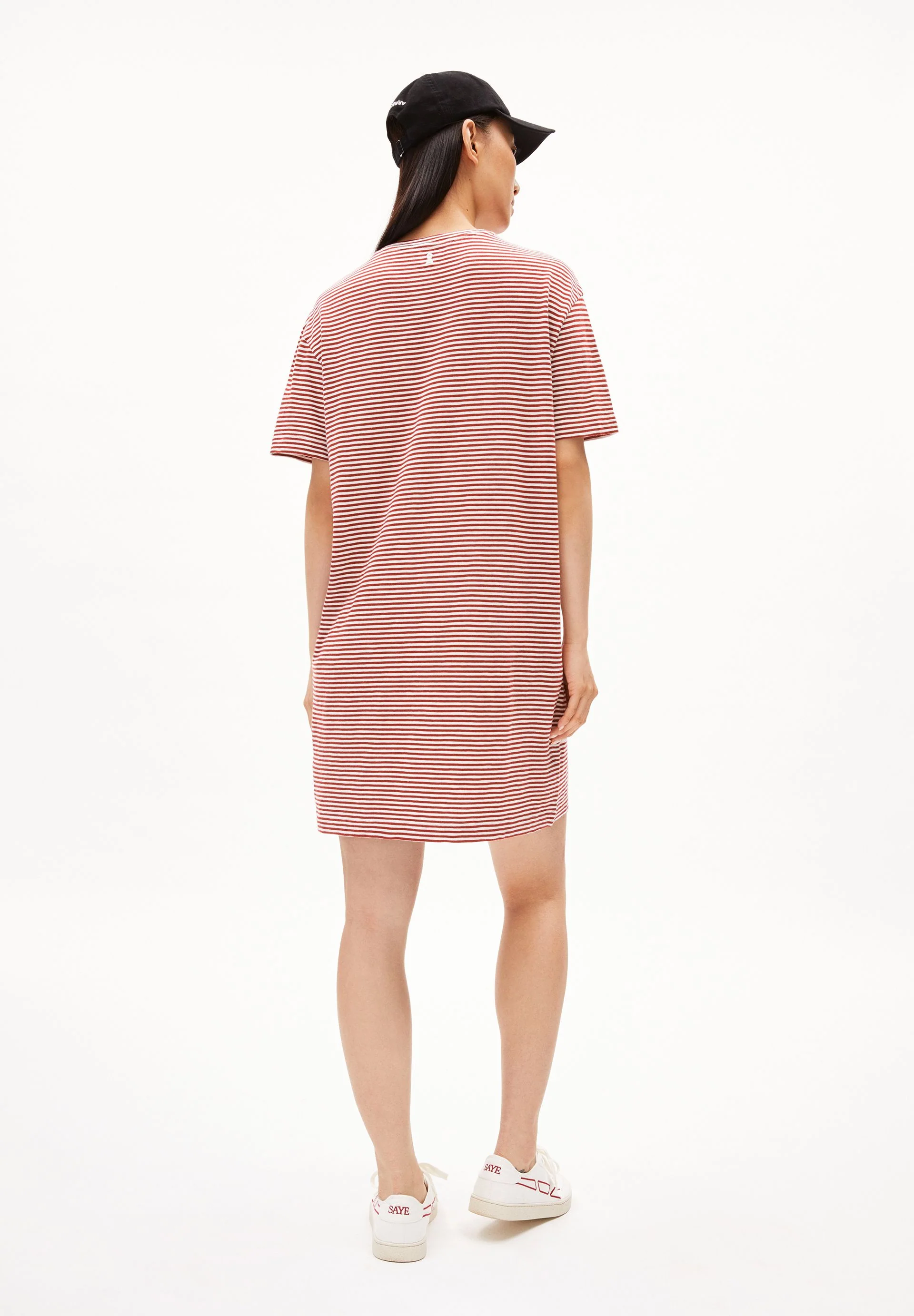 CHAARA LOVELY STRIPES | dark crimson-oatmilk - Image 2