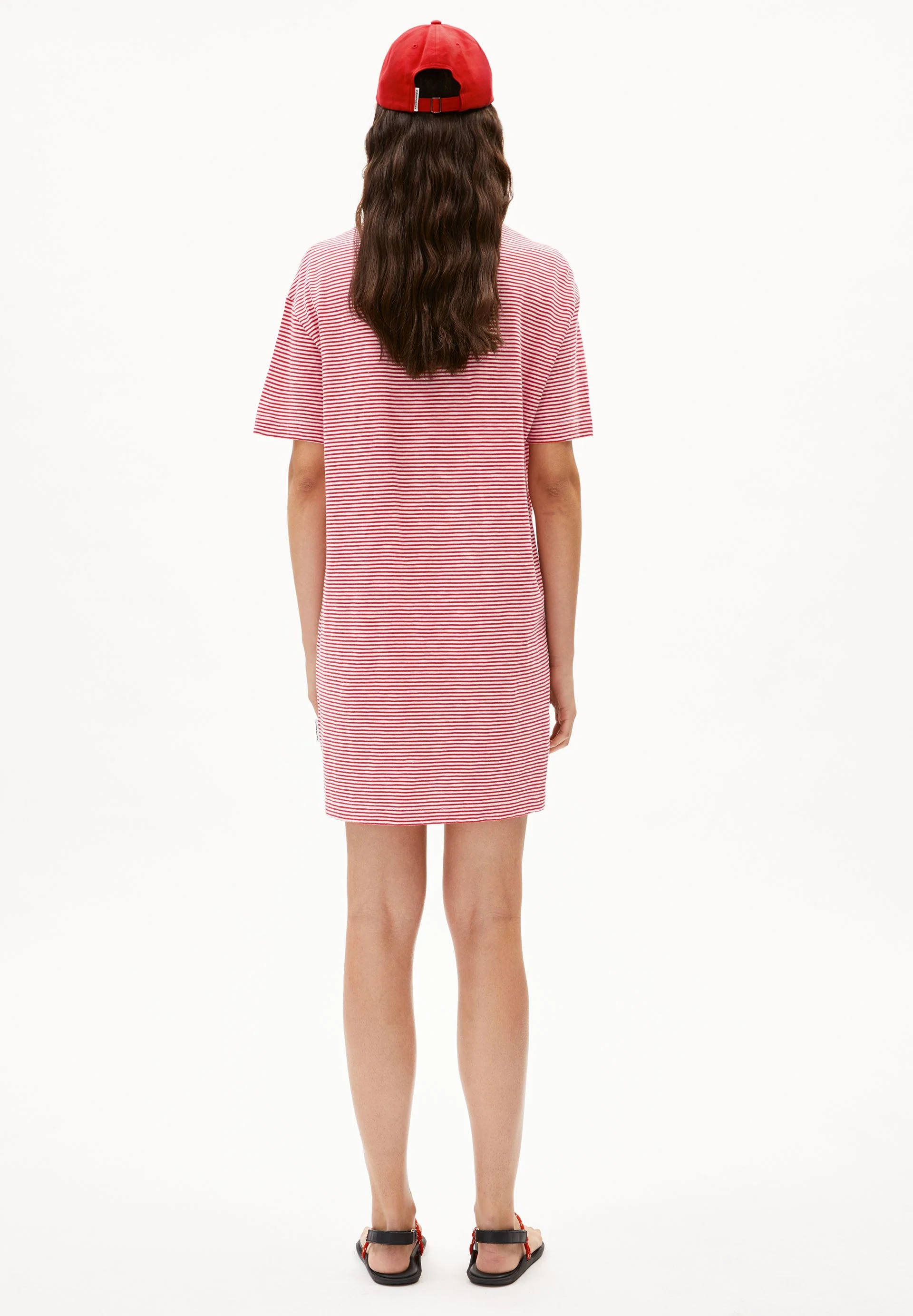 CHAARA LOVELY STRIPES | oatmilk-coral blush - Image 2