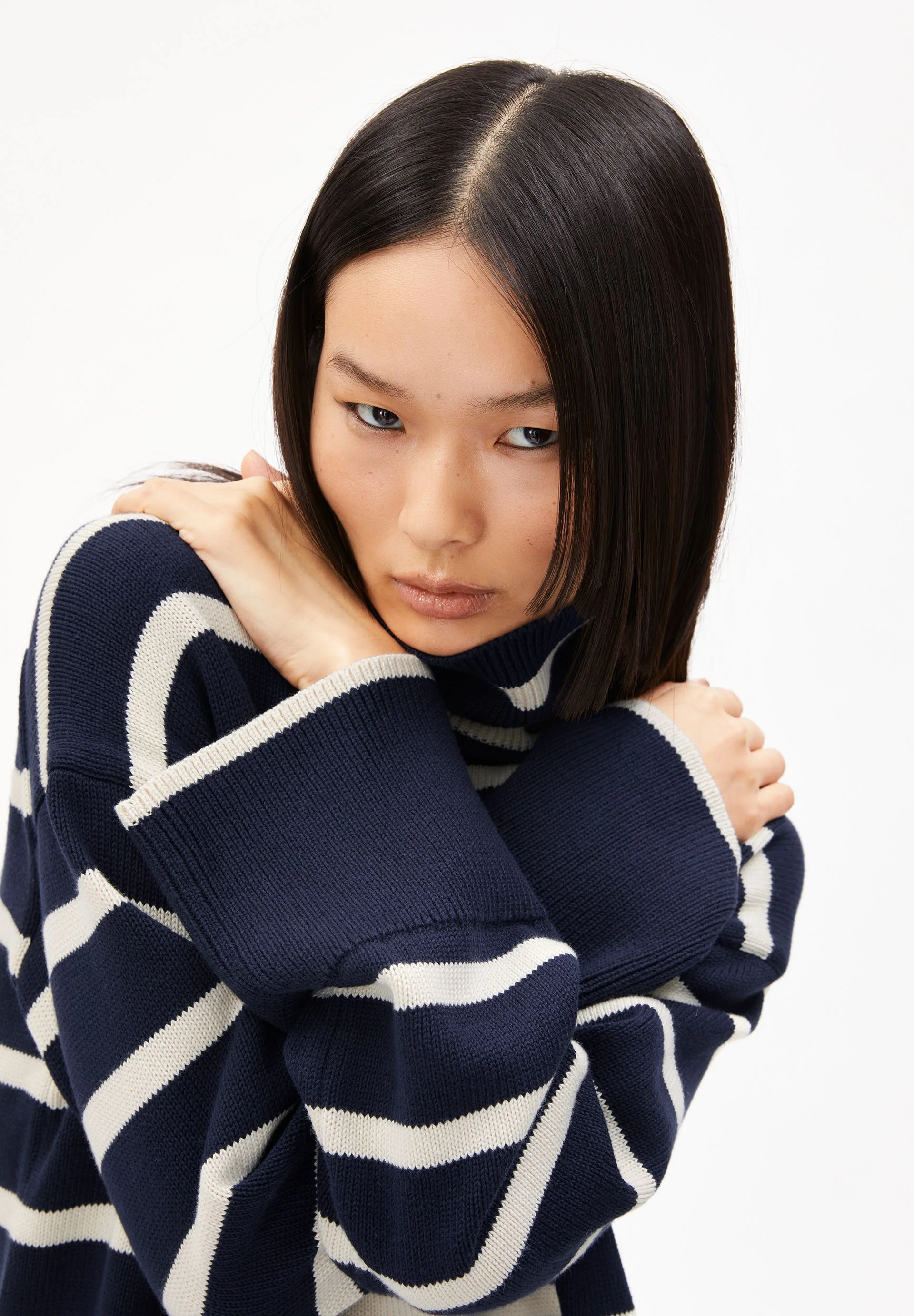CHANAA STRIPES | night sky-oatmilk - Image 3