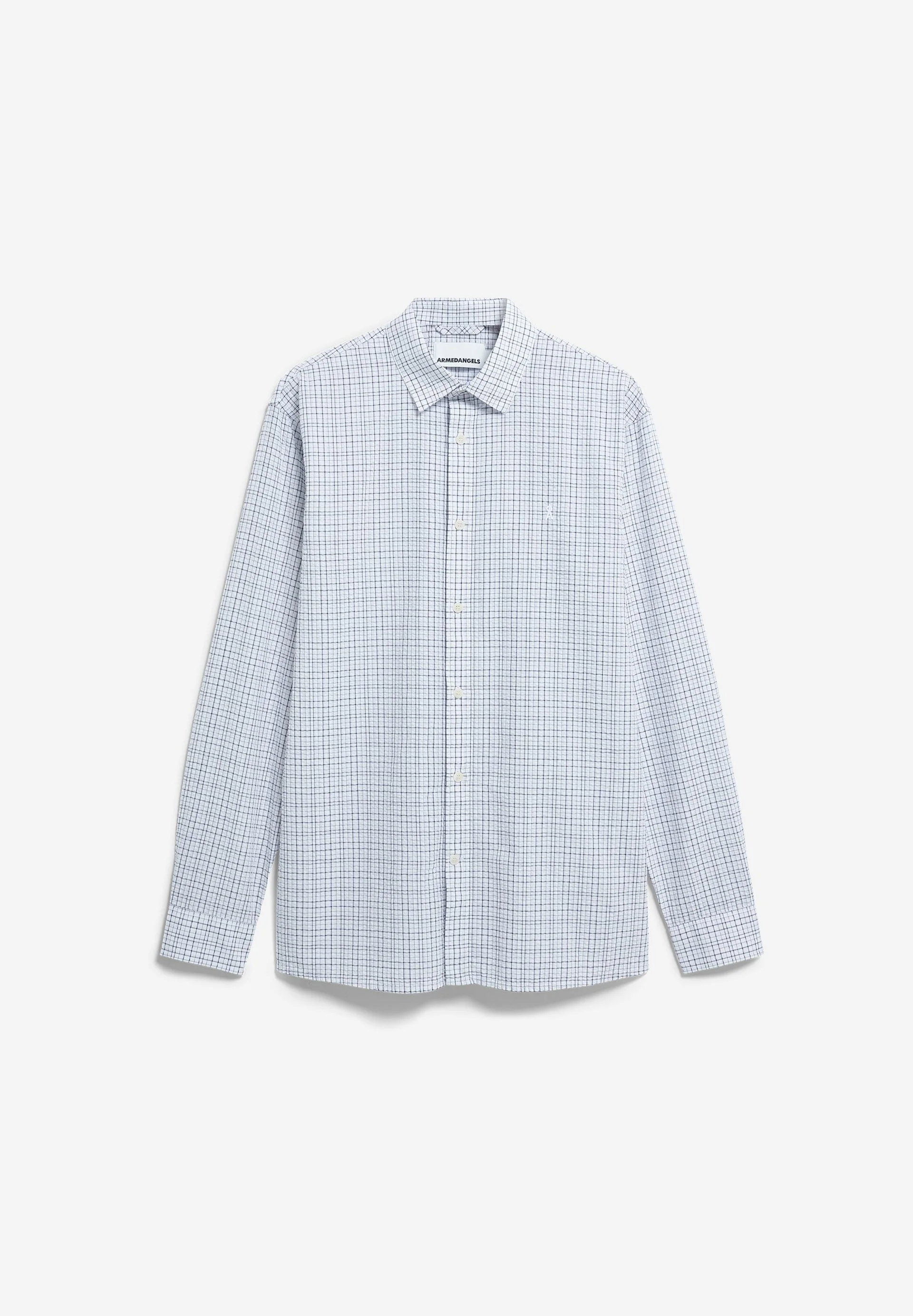 KARIERTES LANGARMHEMD | tinted navy - Image 6