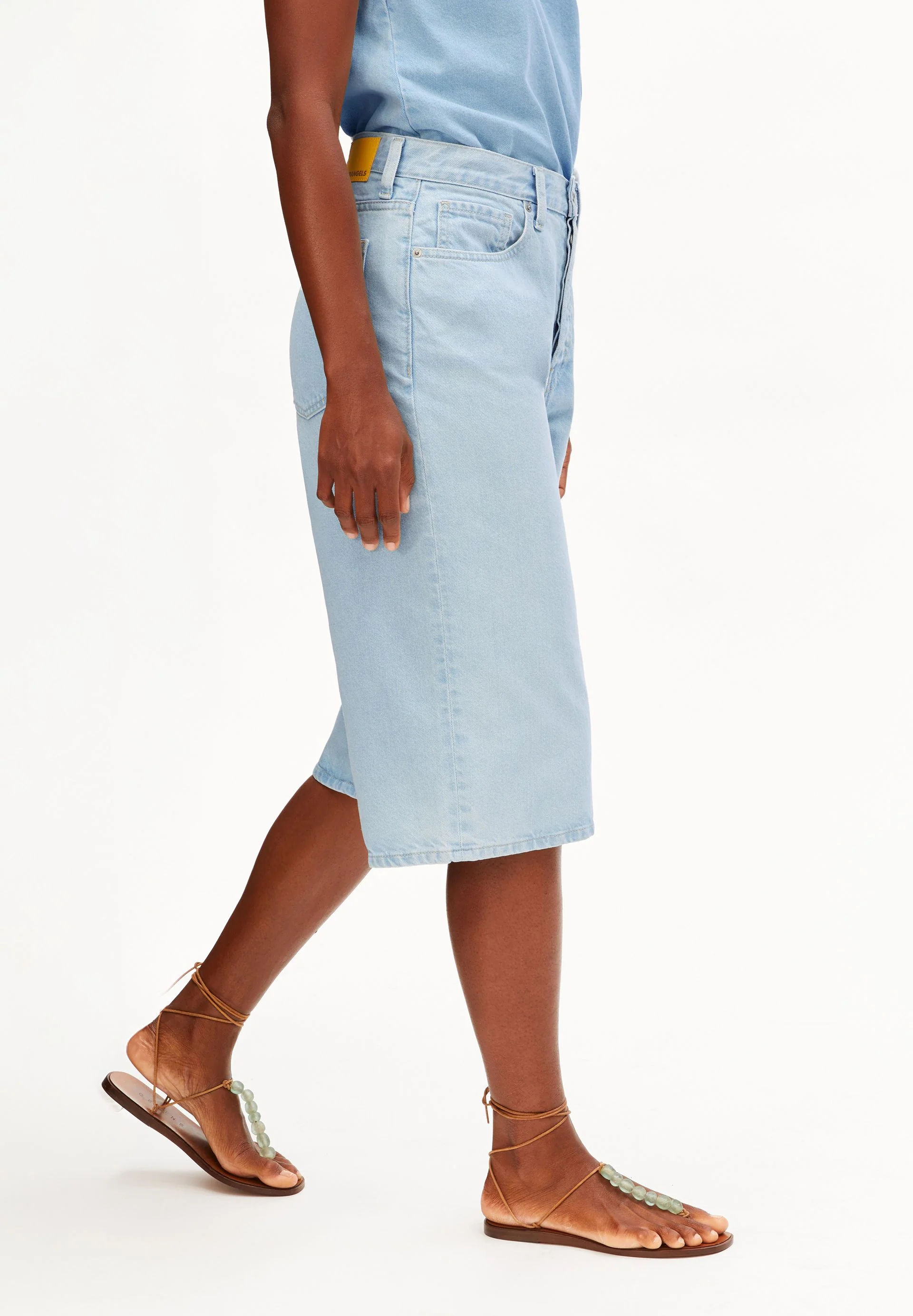 CITY HIGH WAIST JEANS-SHORTS | barrea - Image 6