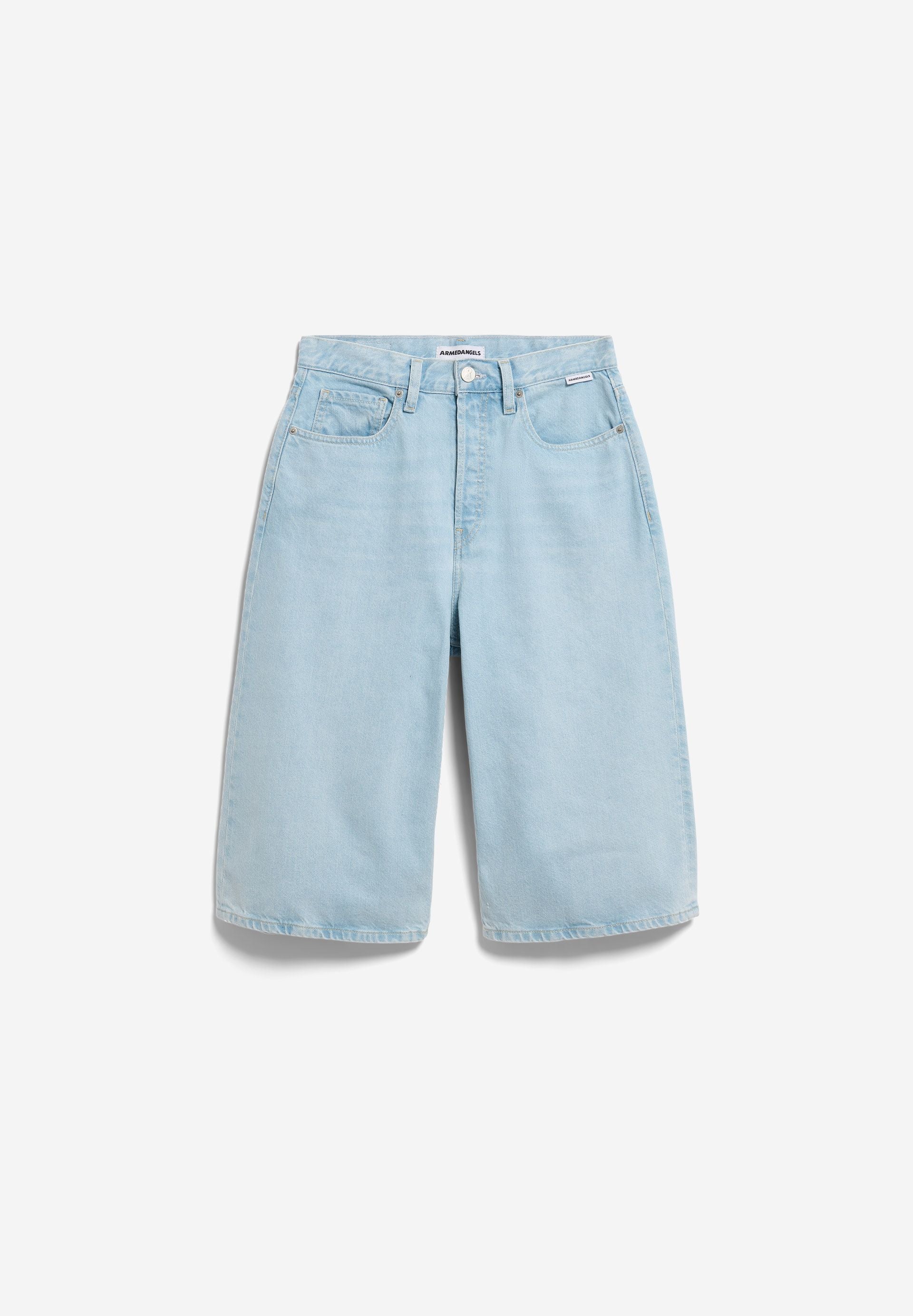 CITY HIGH WAIST JEANS-SHORTS | barrea - Image 7