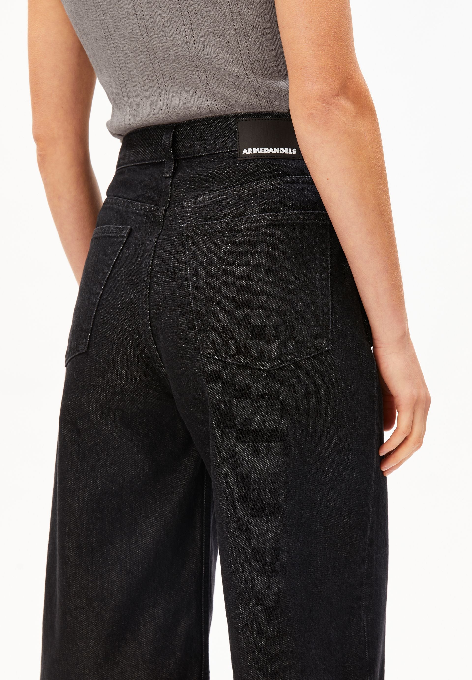 CITY HIGH WAIST JEANS-SHORTS | toluca - Image 3