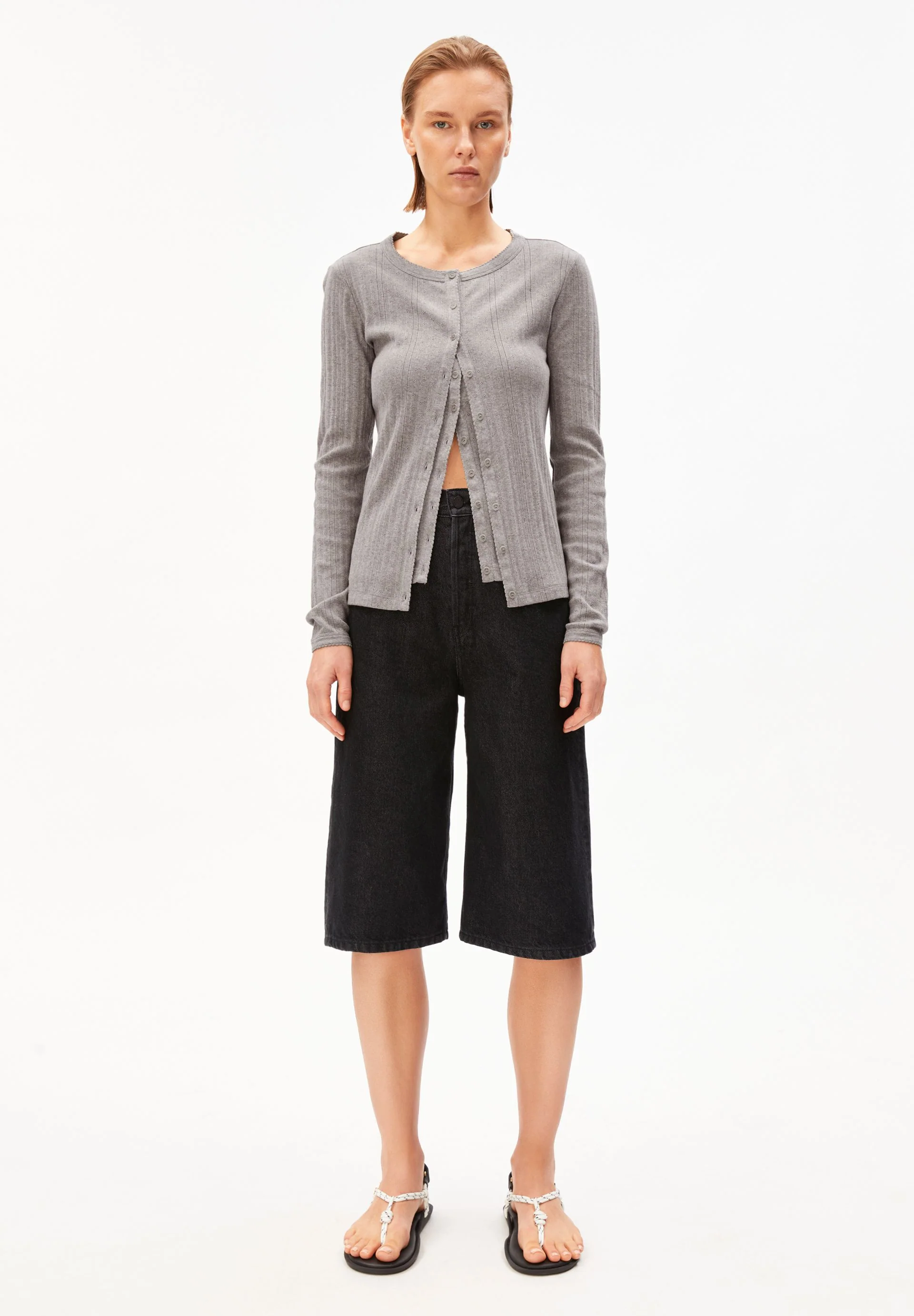 CITY HIGH WAIST JEANS-SHORTS | toluca - Image 5