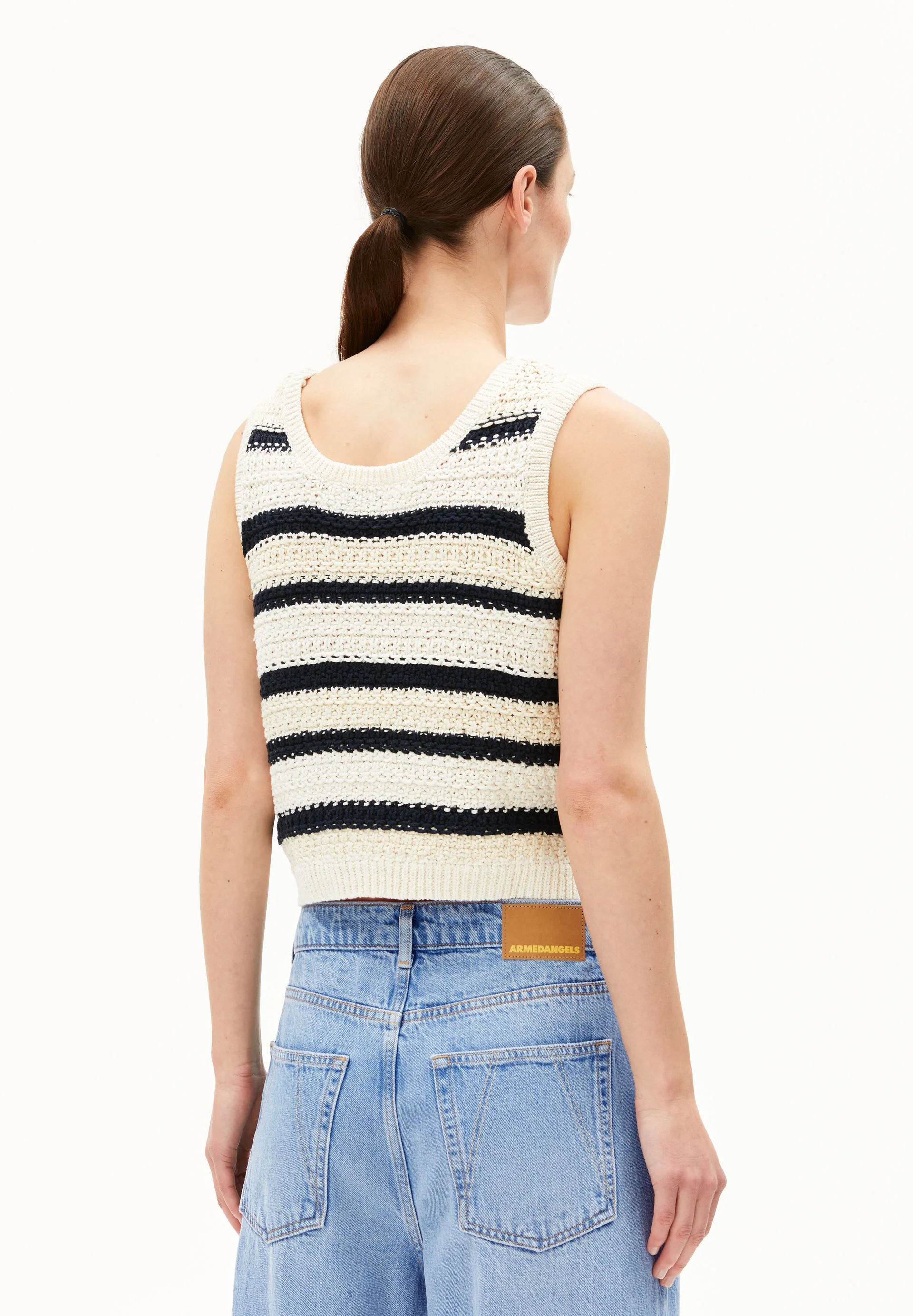CLAAIRE STRIPES | raw white-night sky - Image 2