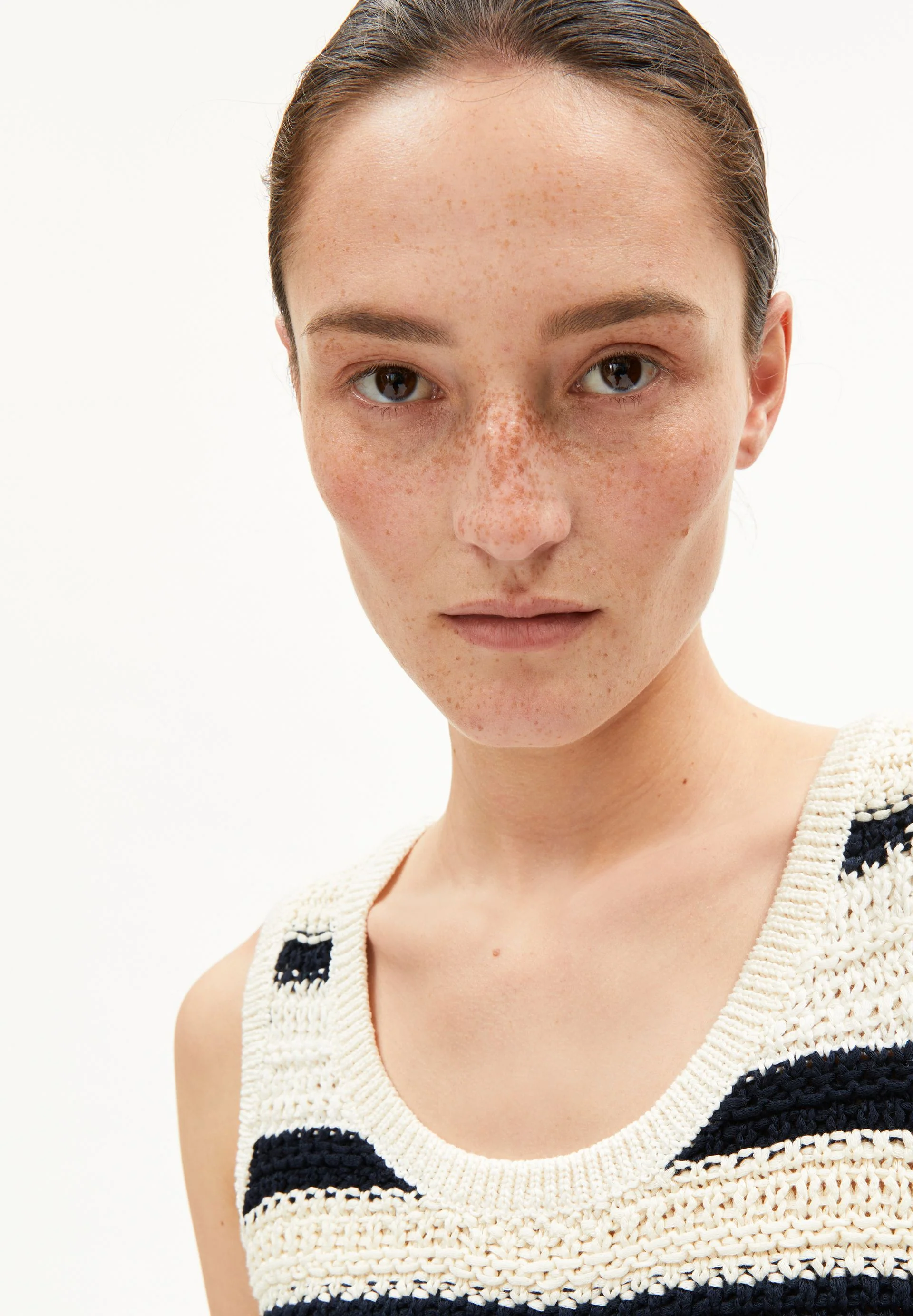 CLAAIRE STRIPES | raw white-night sky - Image 3