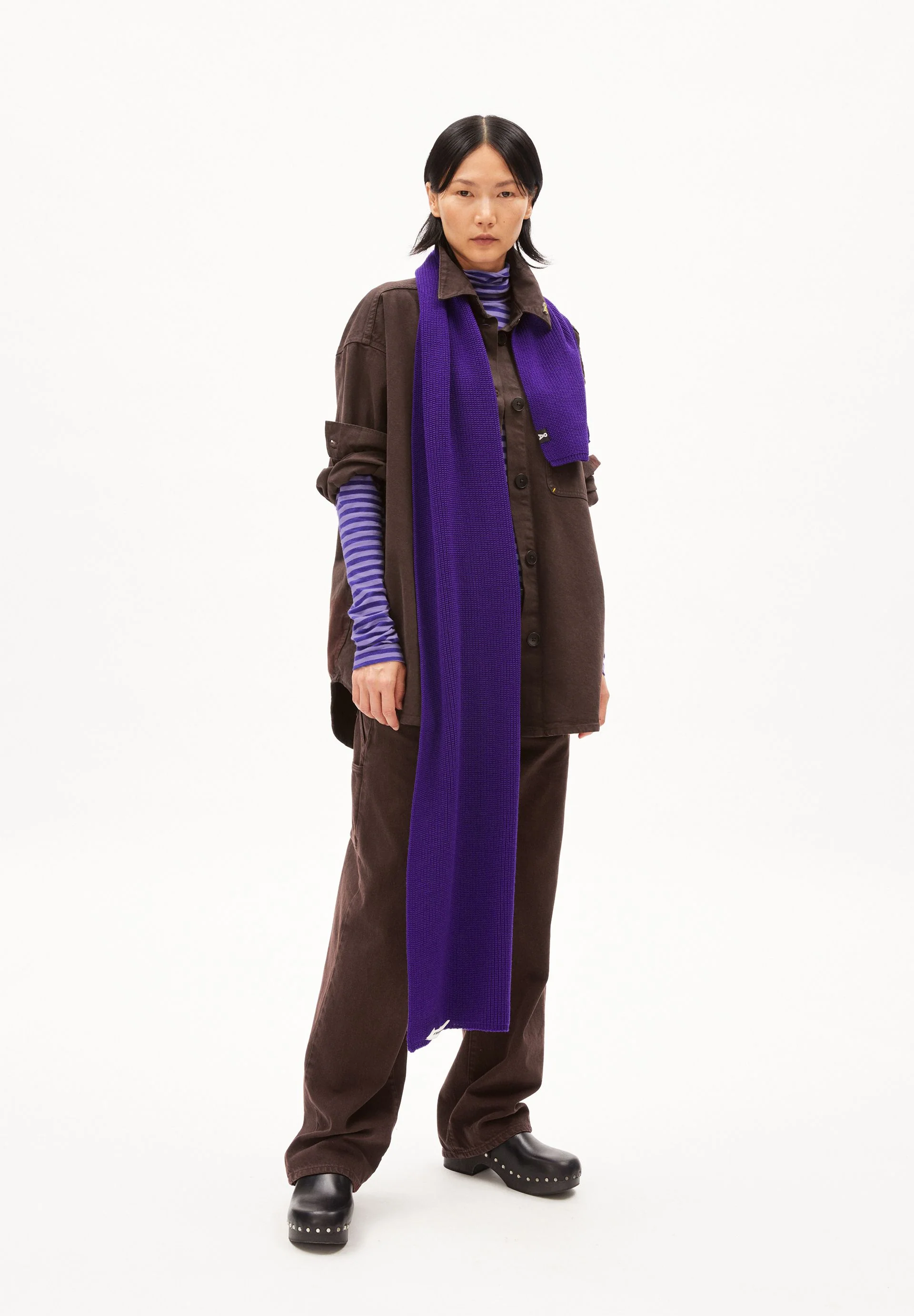 CLAASAS SCHAL | indigo lilac - Image 3