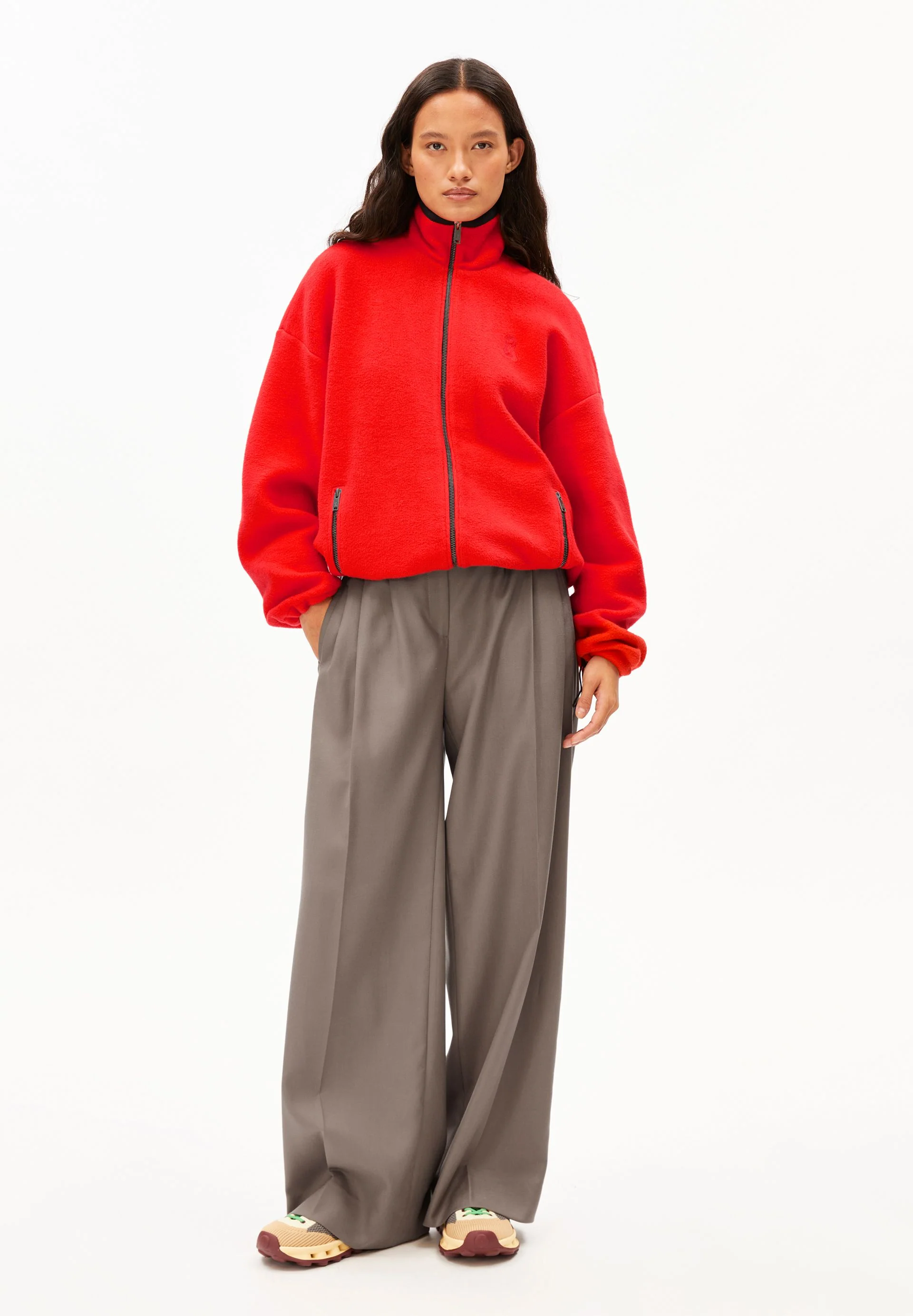 FLEECEJACKE | mars red - Image 5