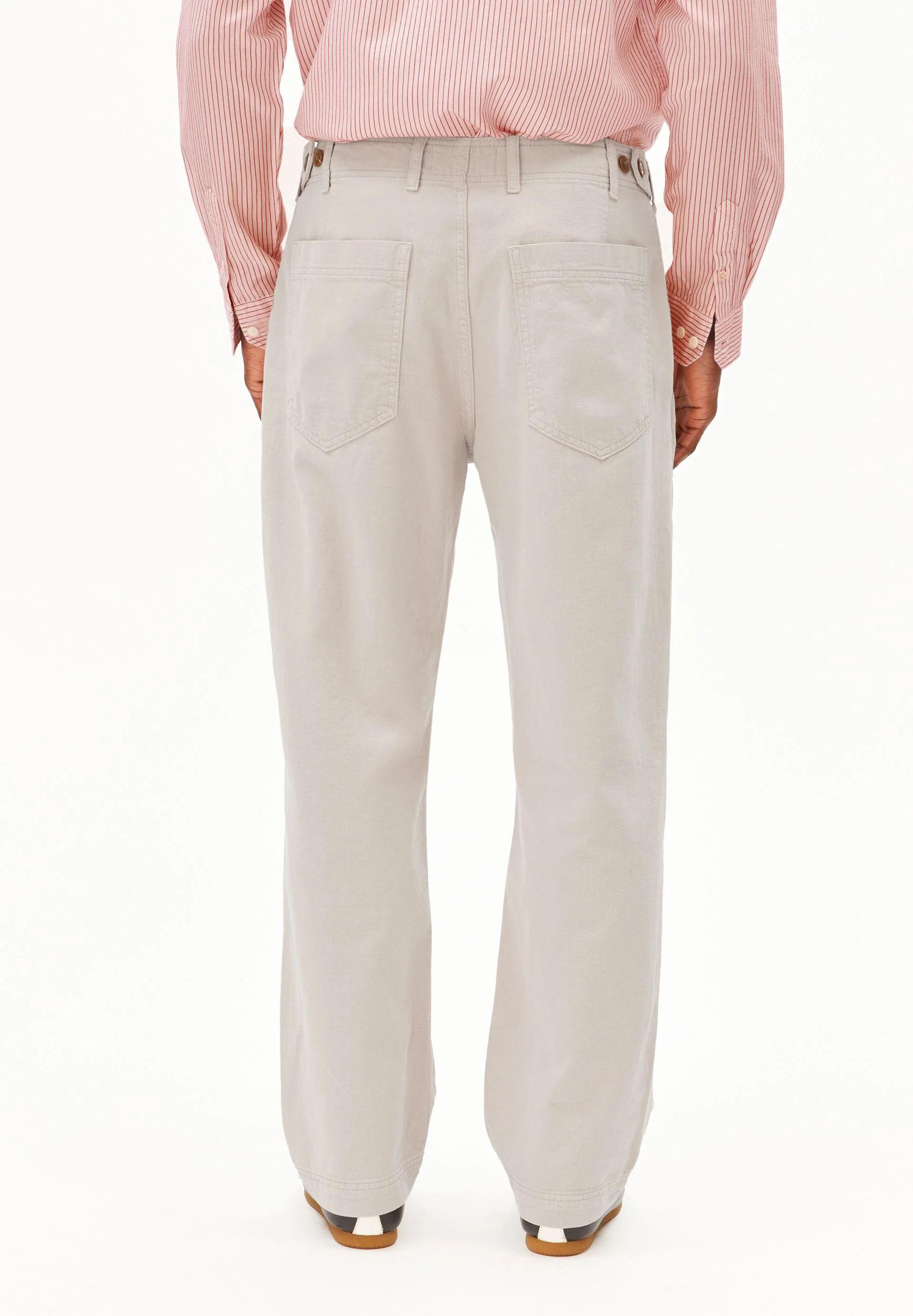 BAUMWOLLL-LEINEN-HOSE | sandstone - Image 2