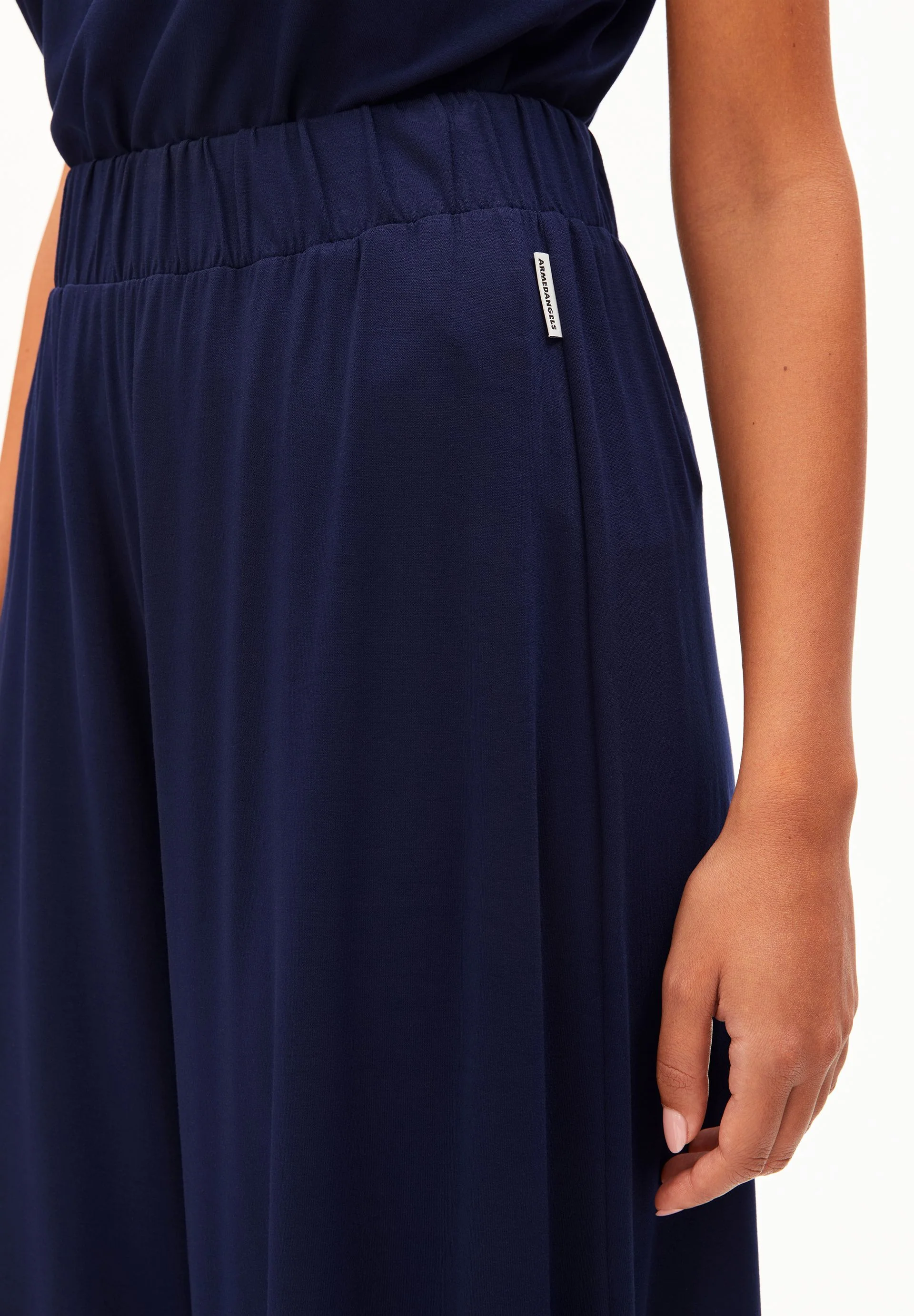 CROPPED JERSEY-HOSE | tinted navy - Image 3