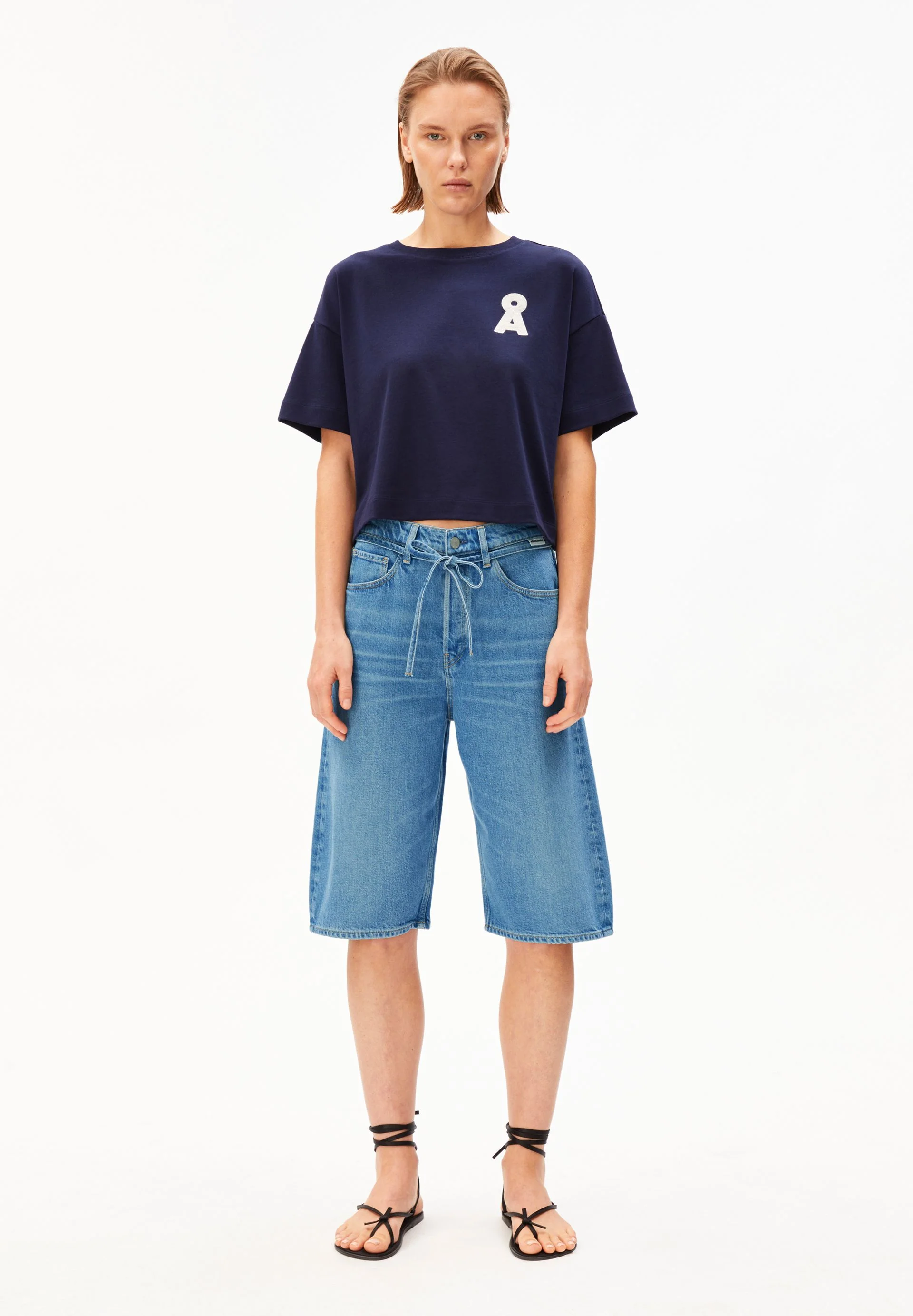 DAANY LOW BAGGY JEANS-SHORTS | laguna - Image 5