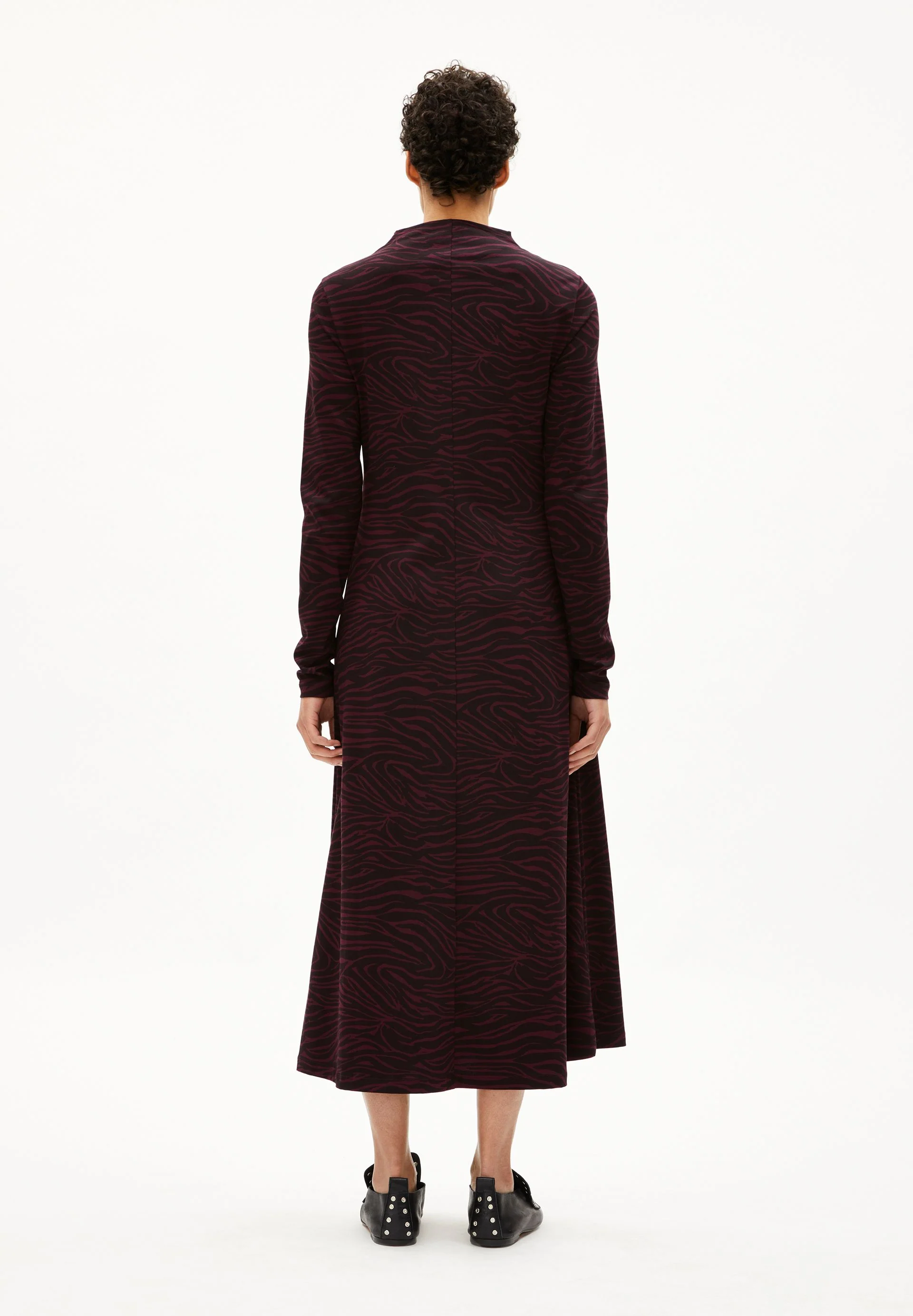 DAILIMAA ZEBRARAA KLEID | dark cranberry - Image 2