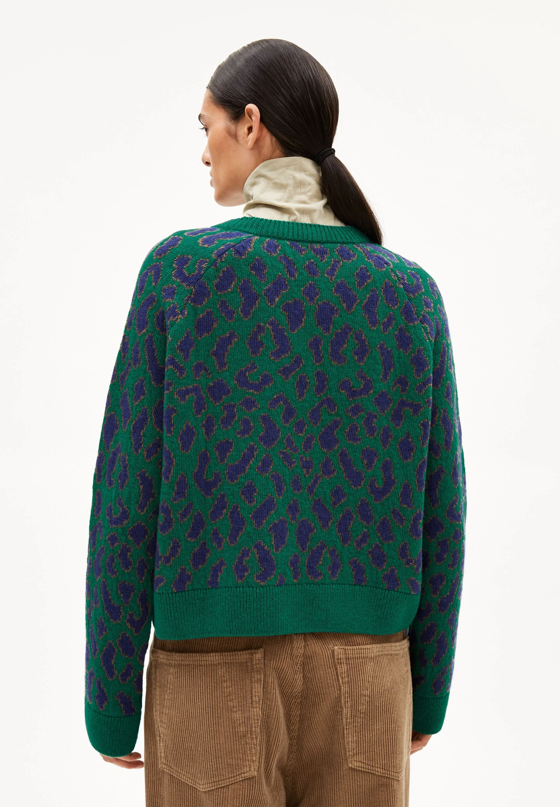 DILIRIAA LEOPAA STRICKPULLOVER | emerald green - Image 2