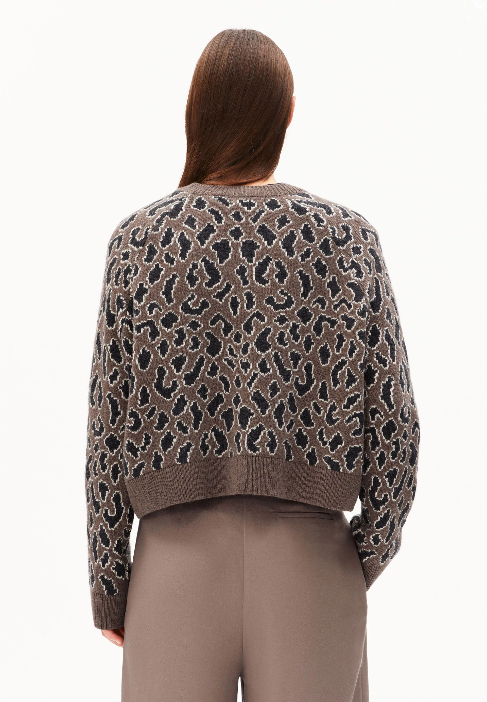 DILIRIAA LEOPAA STRICKPULLOVER | walnut cream - Image 2