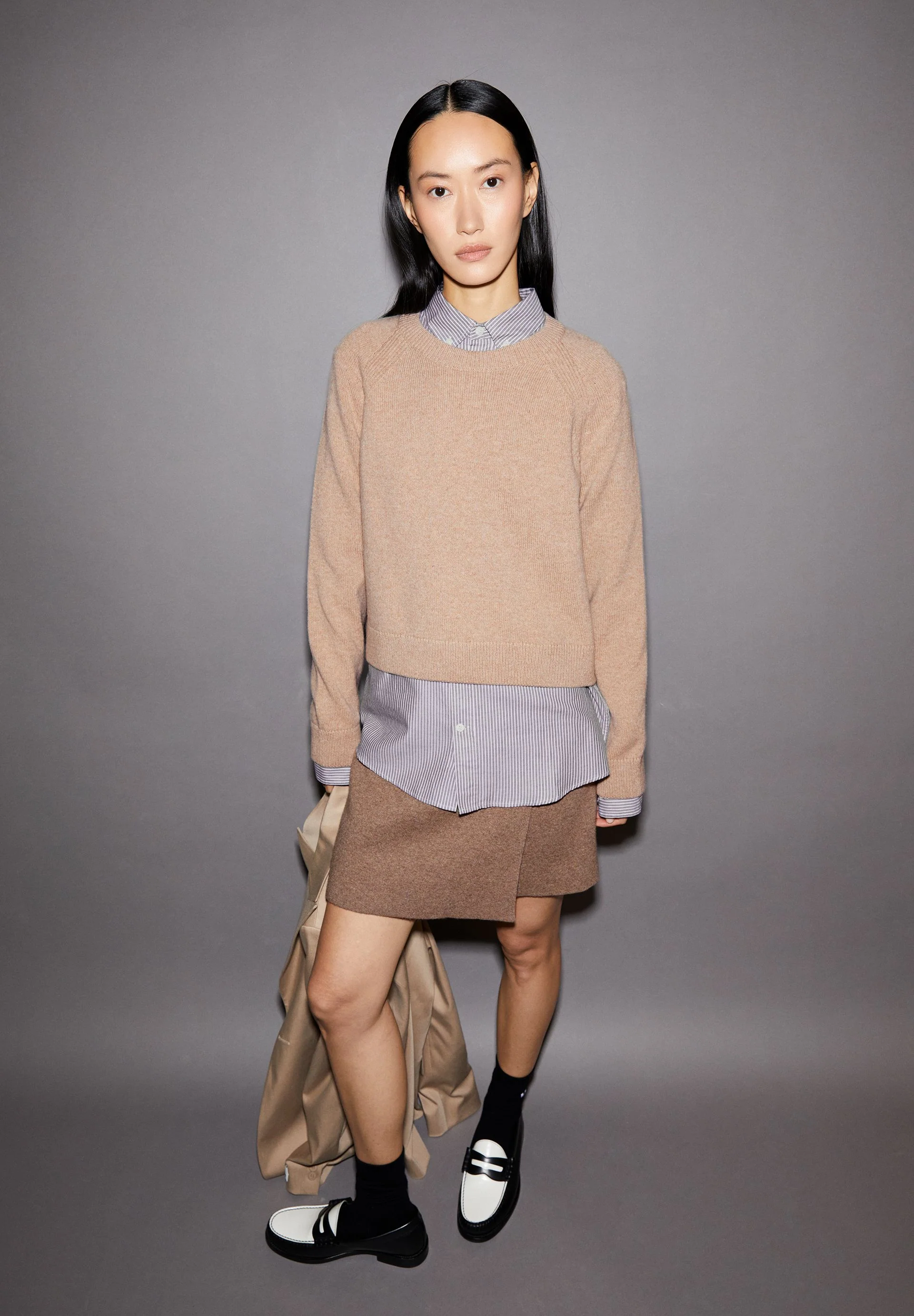 DILIRIAA REGLANA STRICKPULLOVER | cinnamon dust melange - Image 4